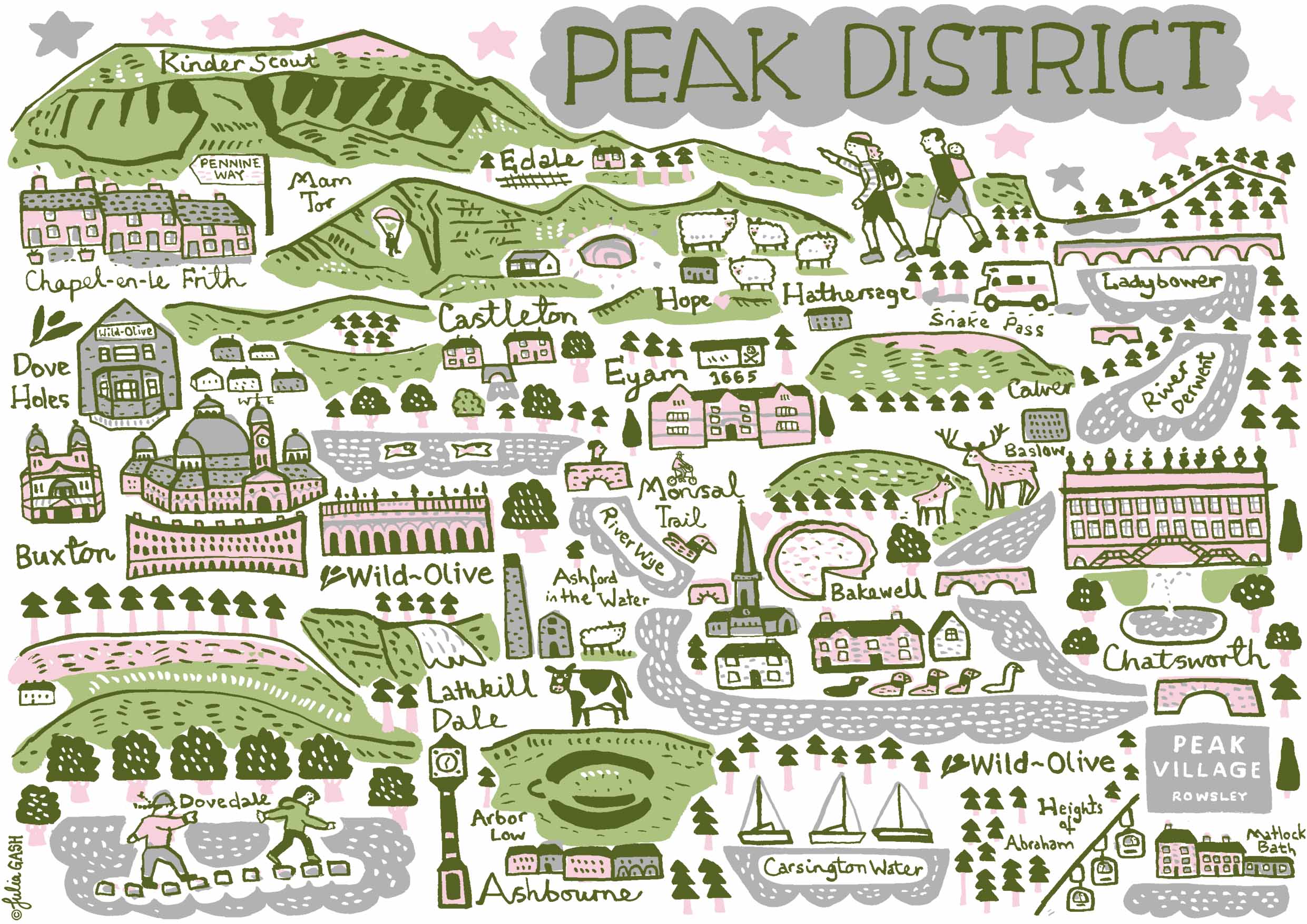 Julie and Julia in Derbyshire