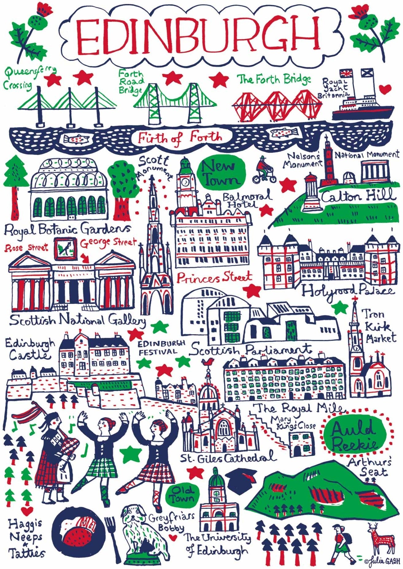 Edinburgh Tote Bag - Julia Gash