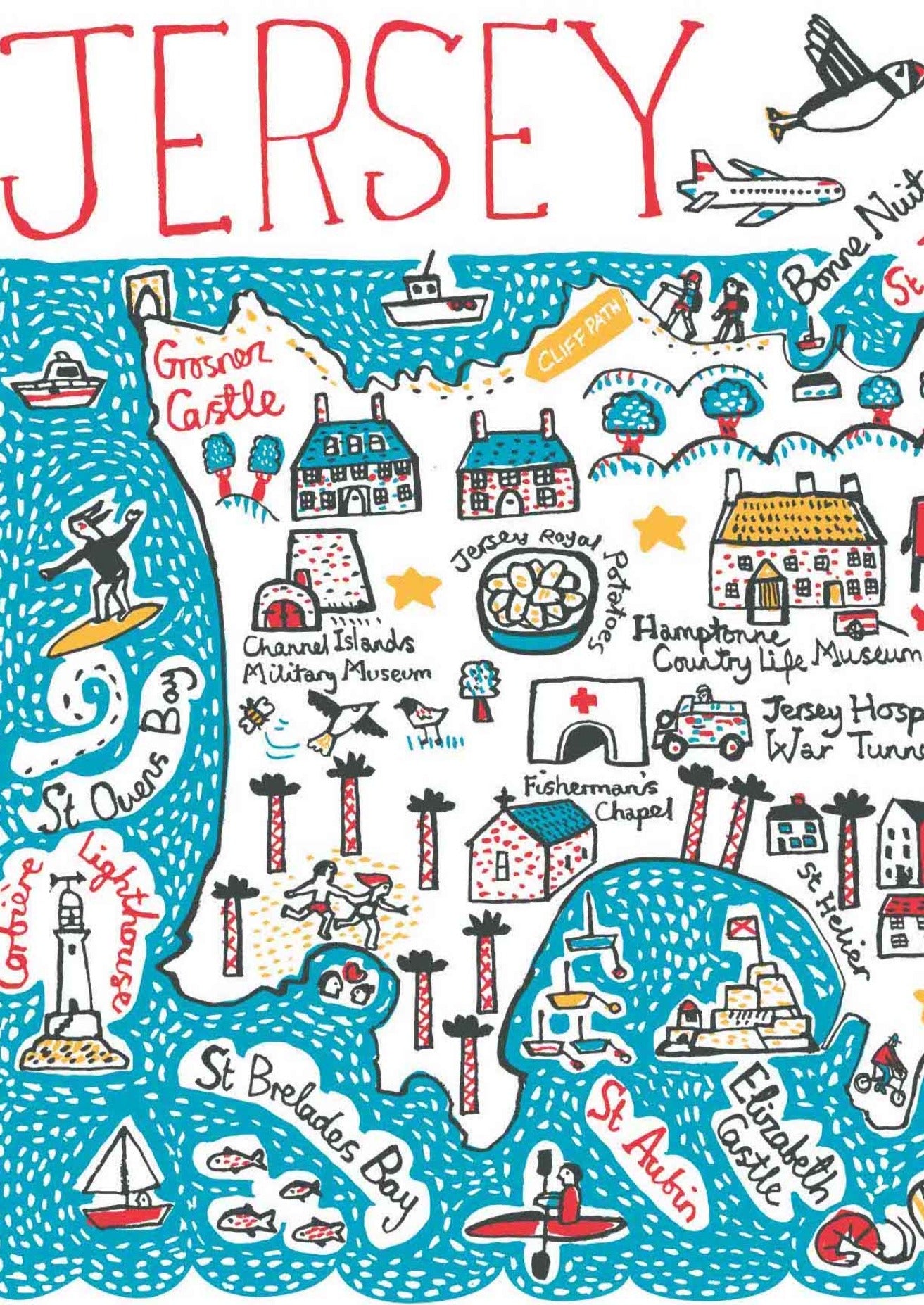 Jersey Postcard - Julia Gash