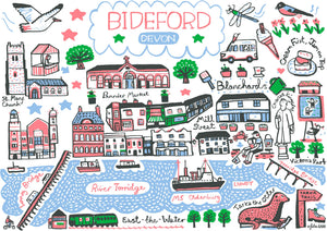 Bideford Print by Julia Gash