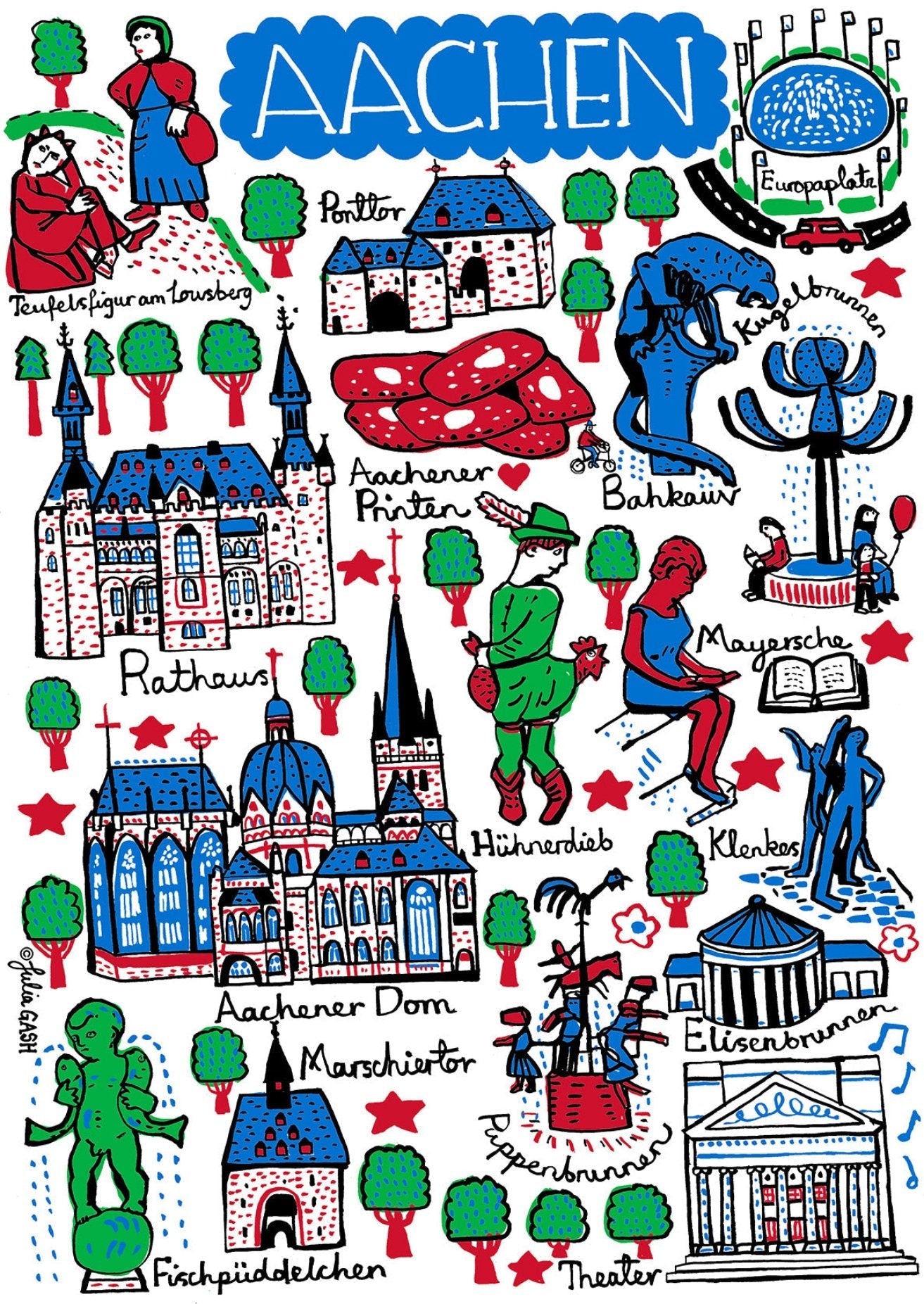 Aachen Tote Bag by Julia Gash