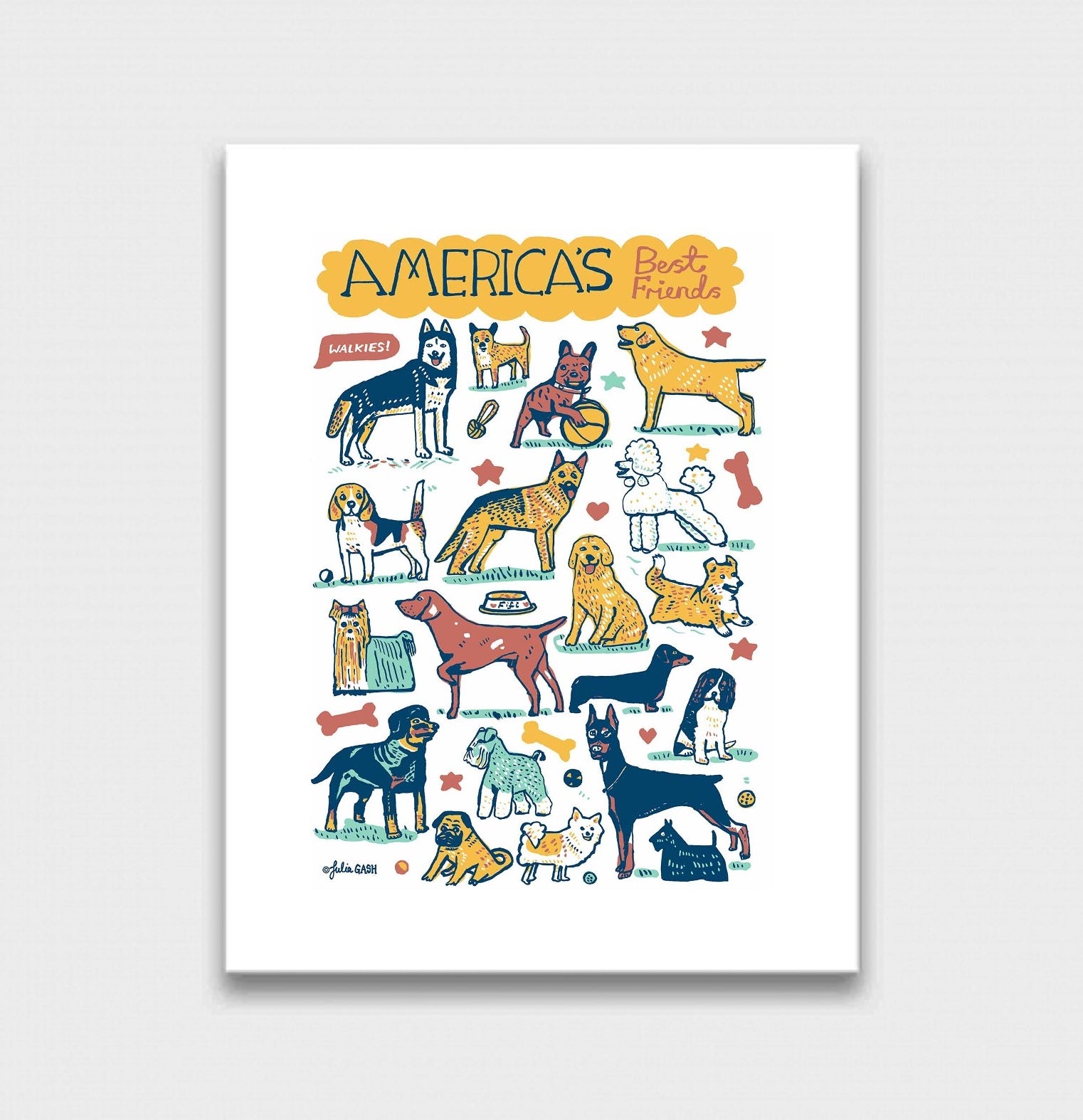 America’s Best Friends Art Print