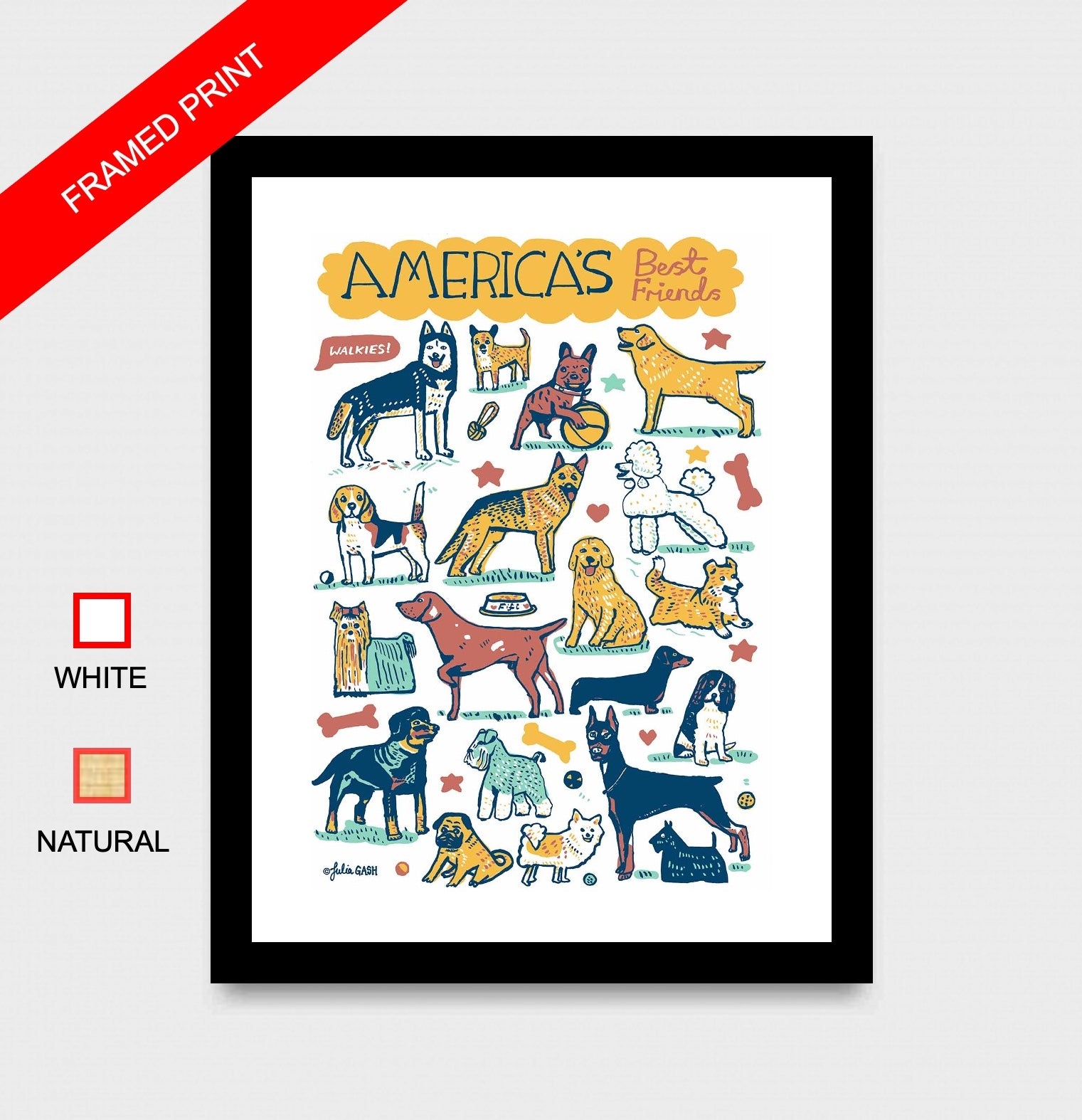 America’s Best Friends Art Print