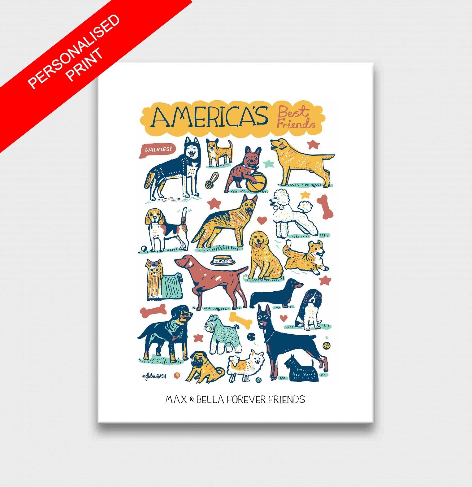 America’s Best Friends Art Print