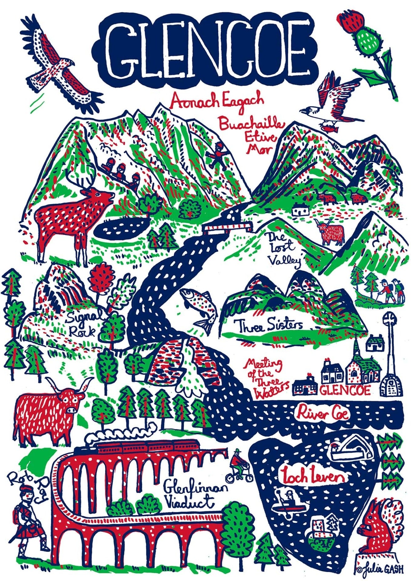 Glencoe Art Print - Julia Gash