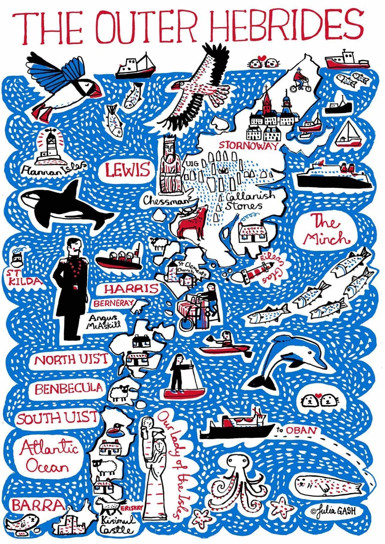 Outer Hebrides Tote Bag - Julia Gash