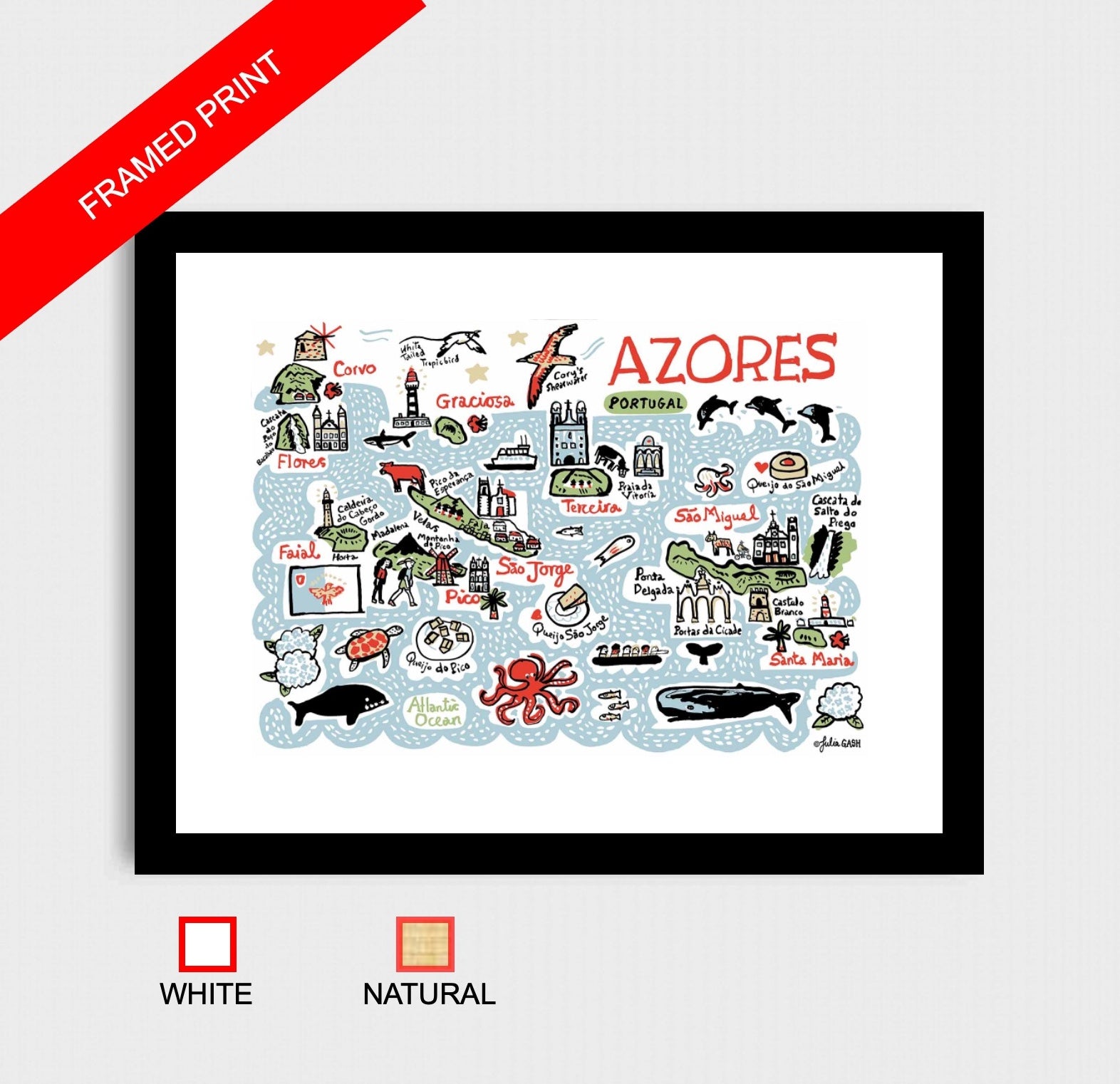 Azores Art Print