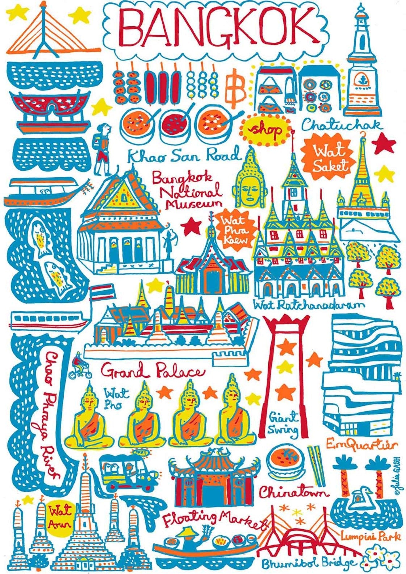 Bangkok Tote Bag - Julia Gash