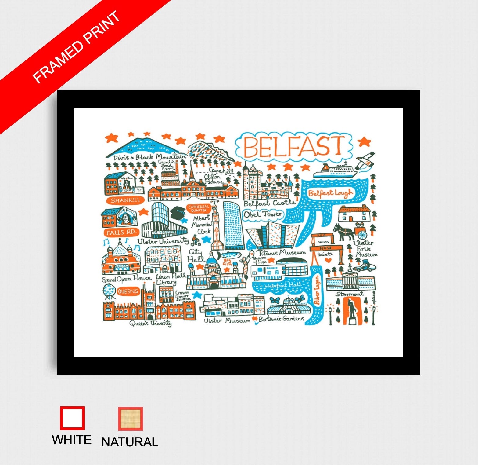 Belfast V2 Art Print