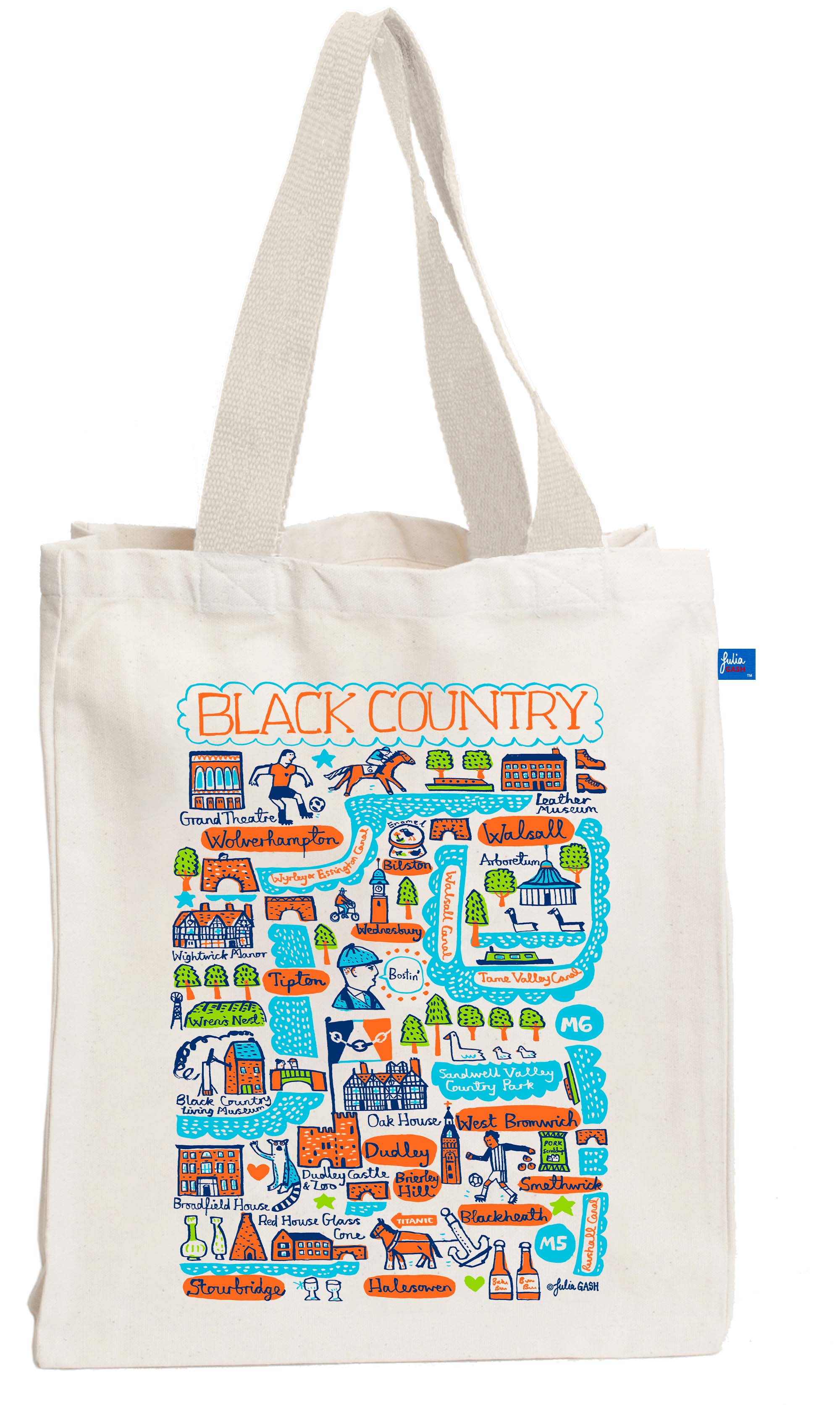 Black Country Tote Bag