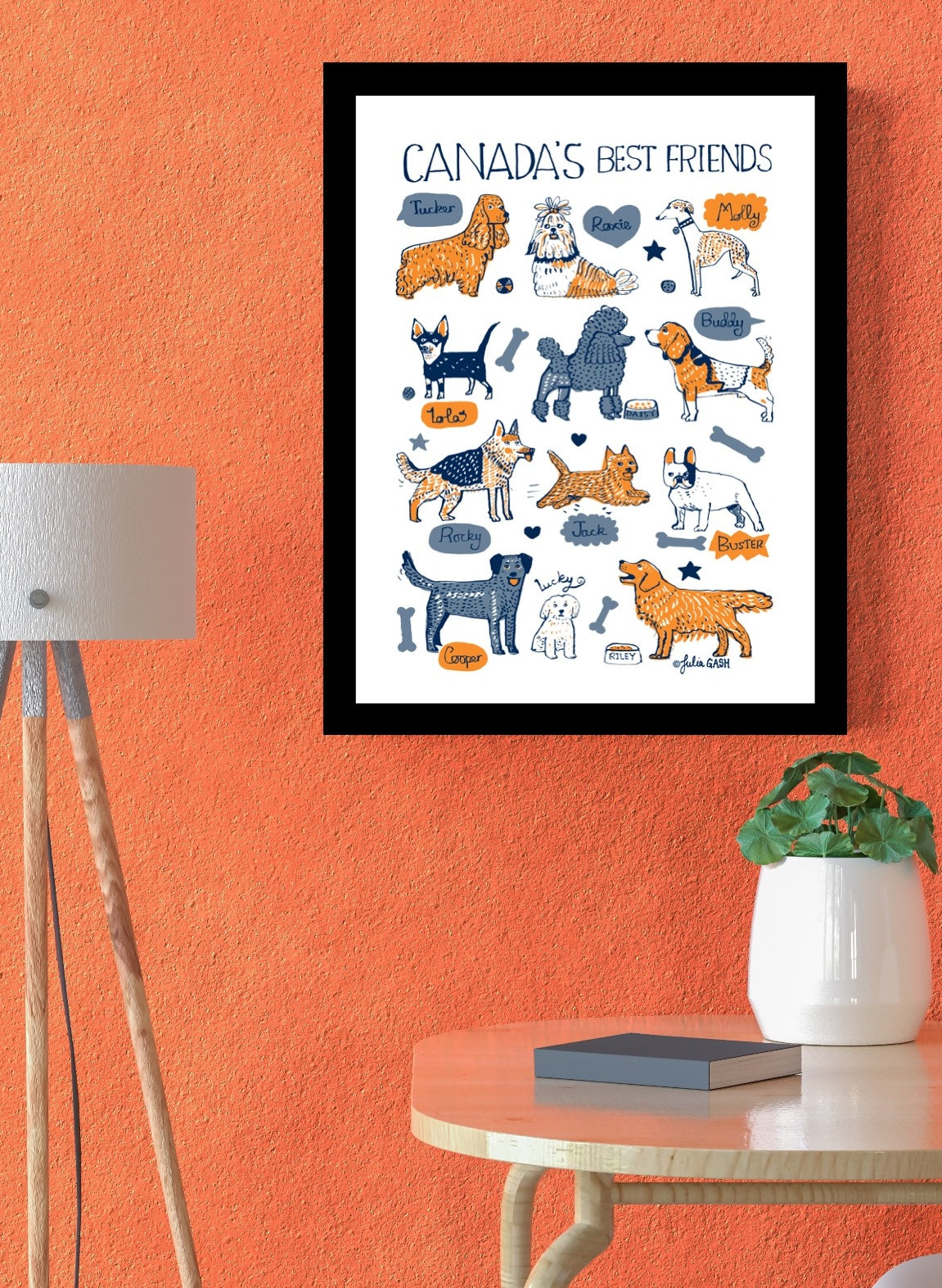 Canada’s Best Friends Art Print