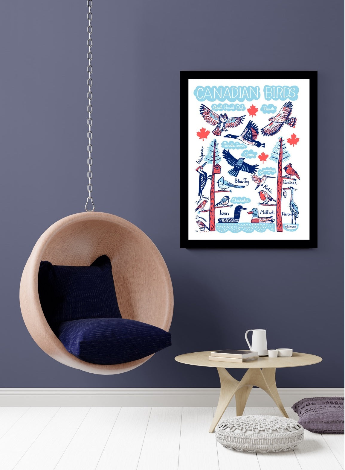 Canadian Birds Art Print