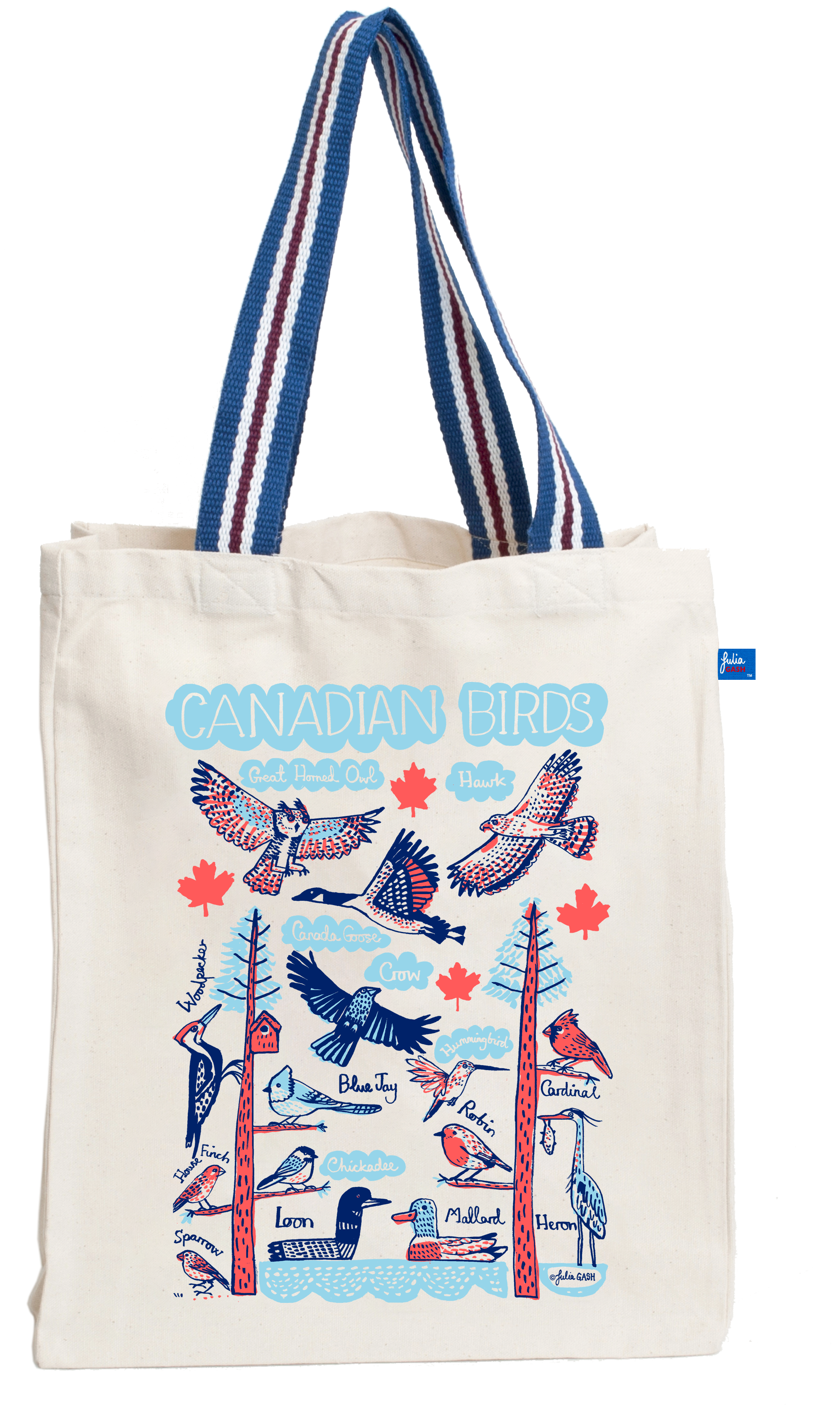 Canadian Birds Tote Bag - Julia Gash