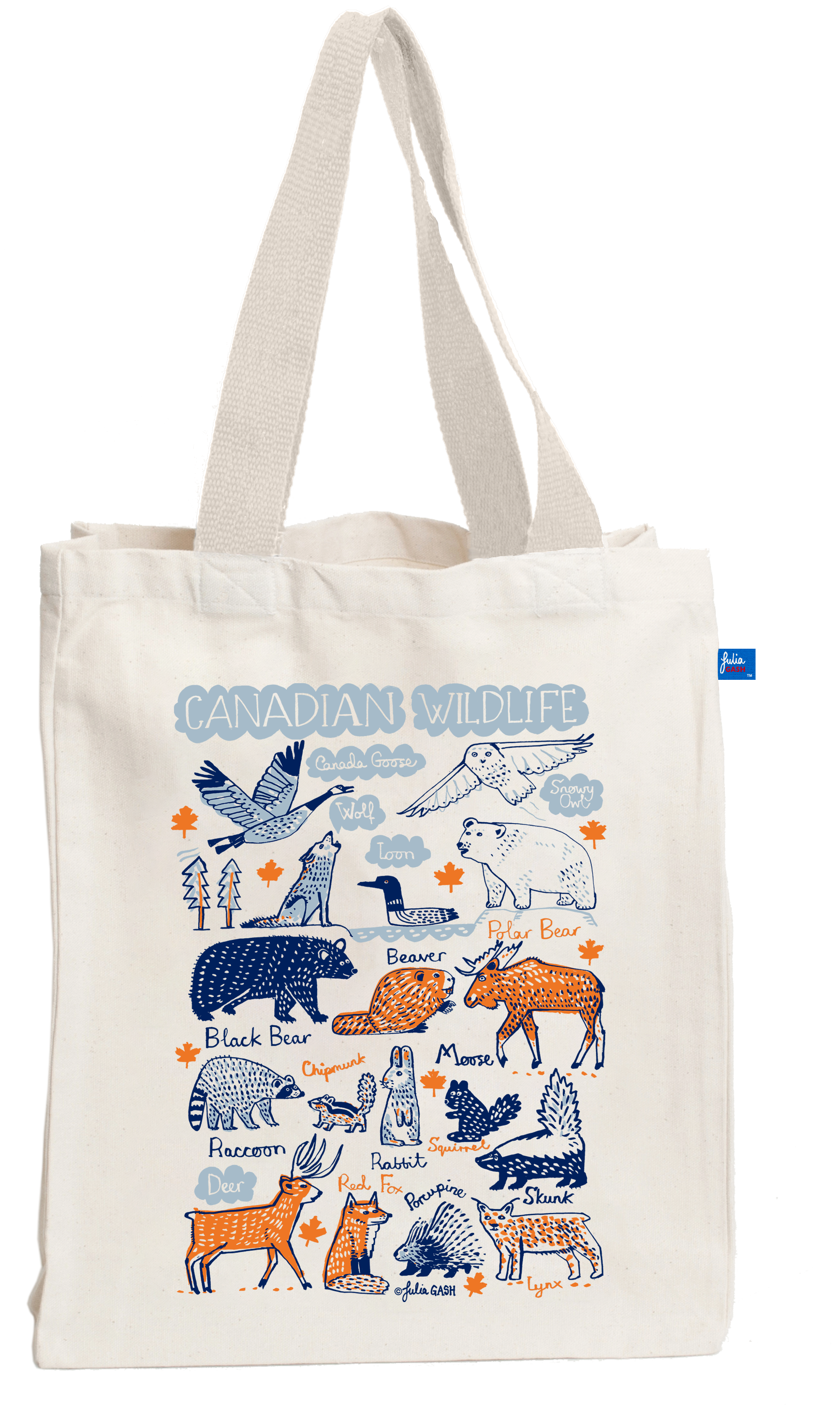 Canadian Wildlife Tote Bag - Julia Gash