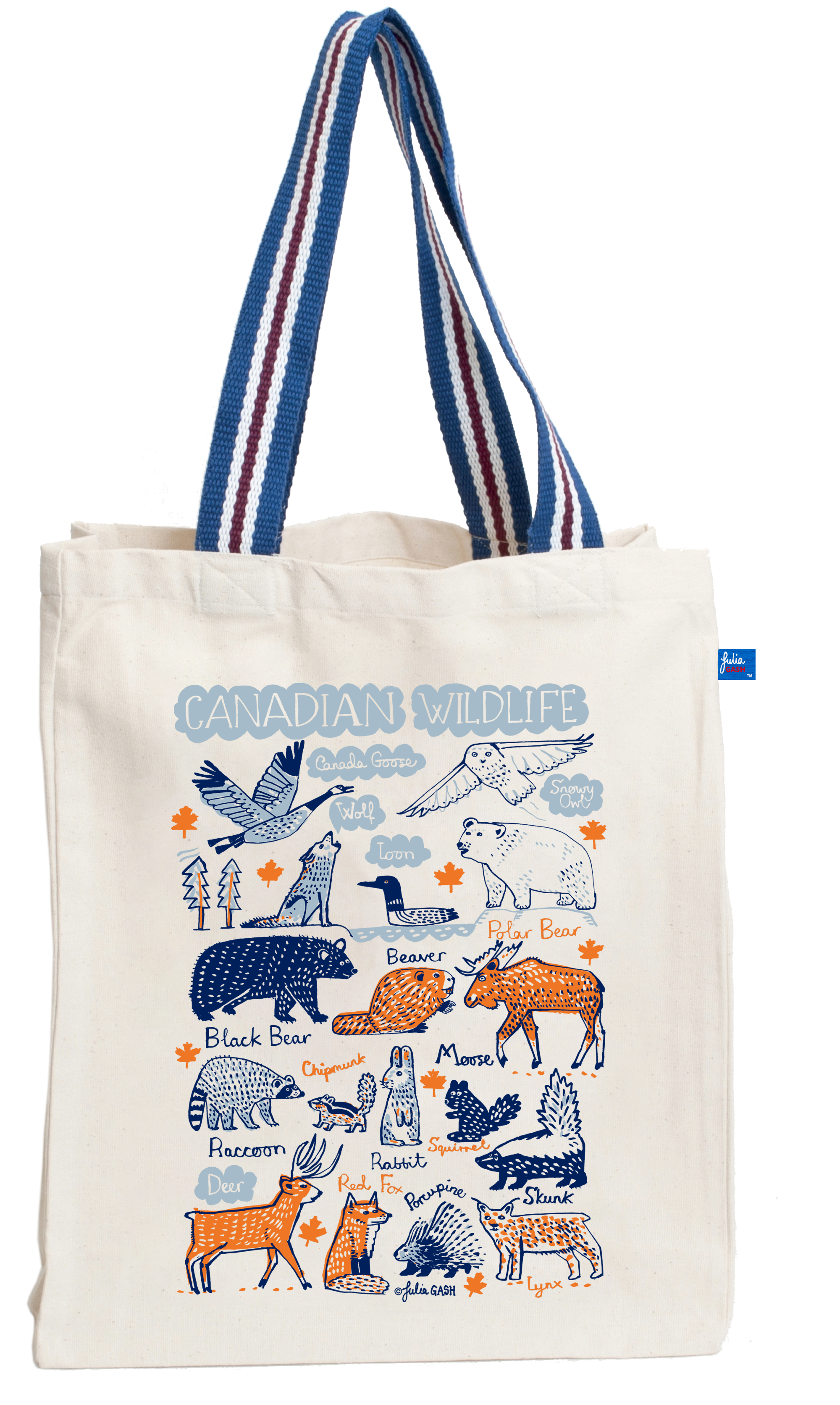 Canadian Wildlife Tote Bag - Julia Gash