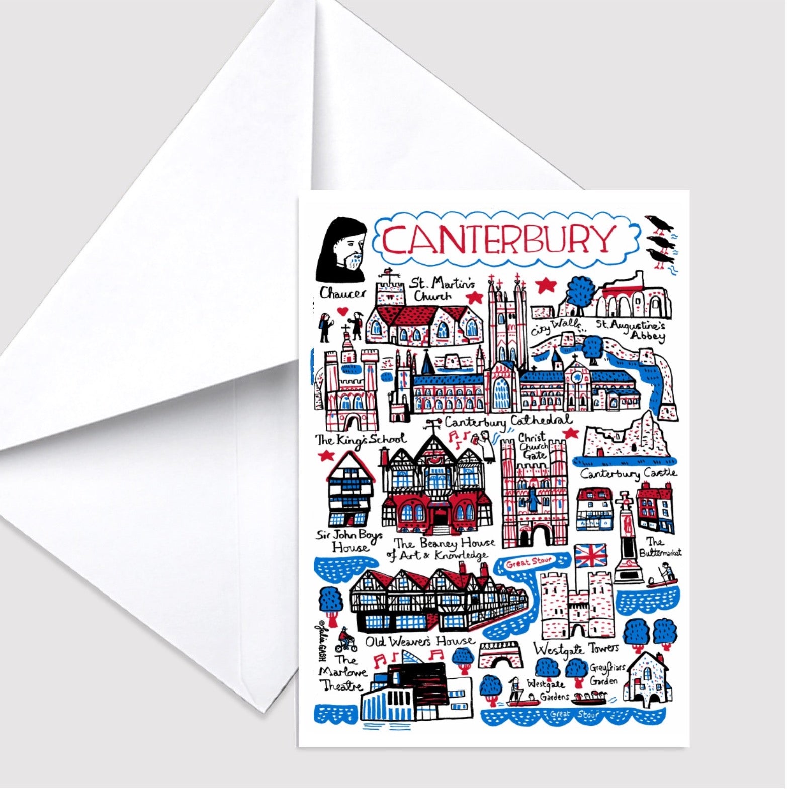 Greeting Card by Julia Gash