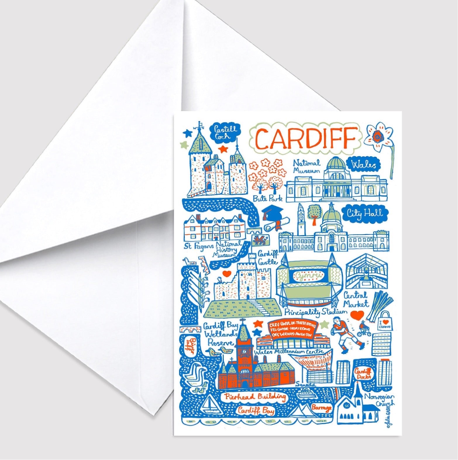 Greeting Card by Julia Gash