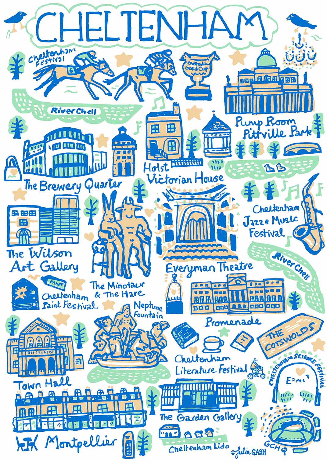 Cheltenham Art Print