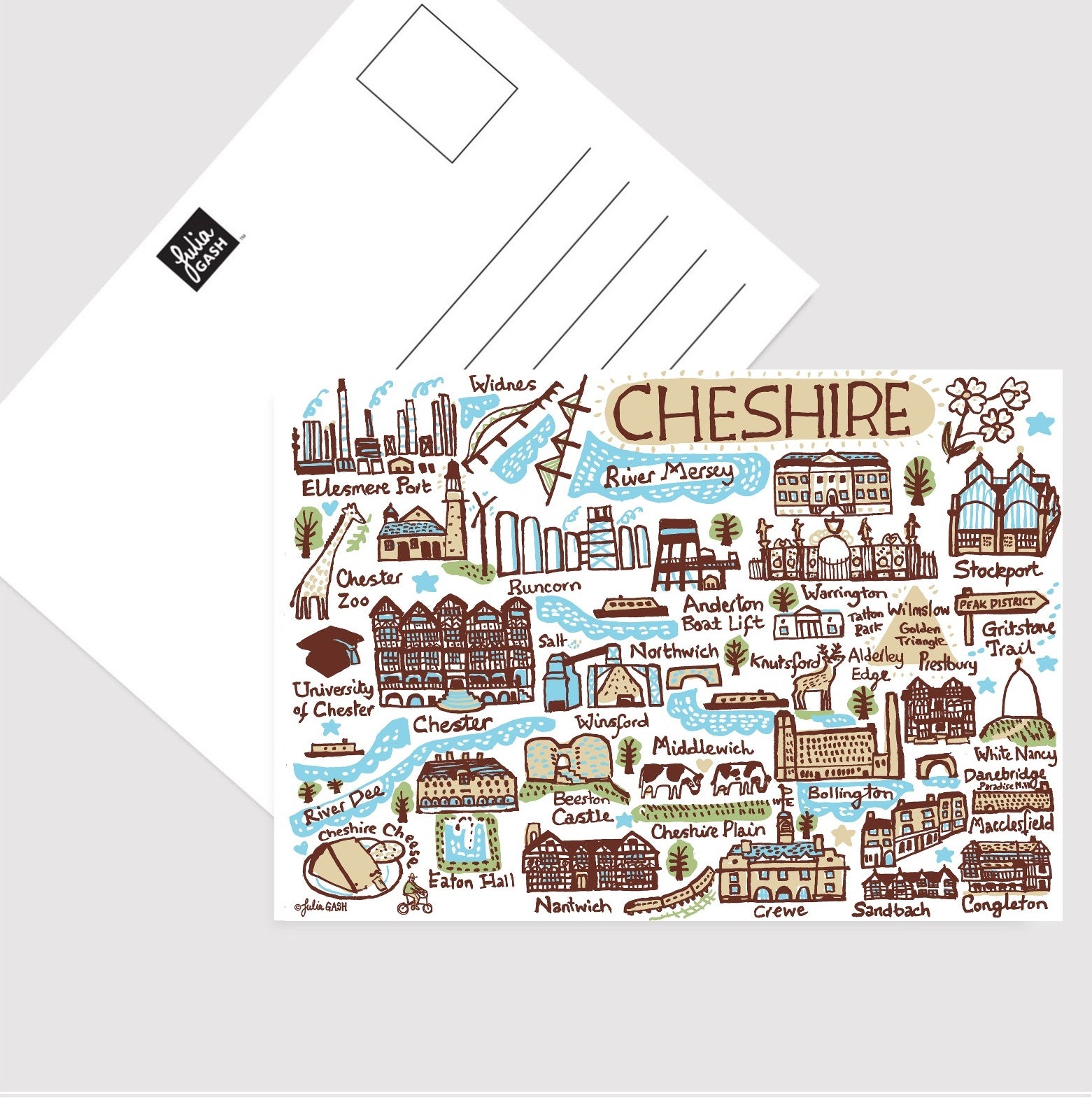 Cheshire Postcard
