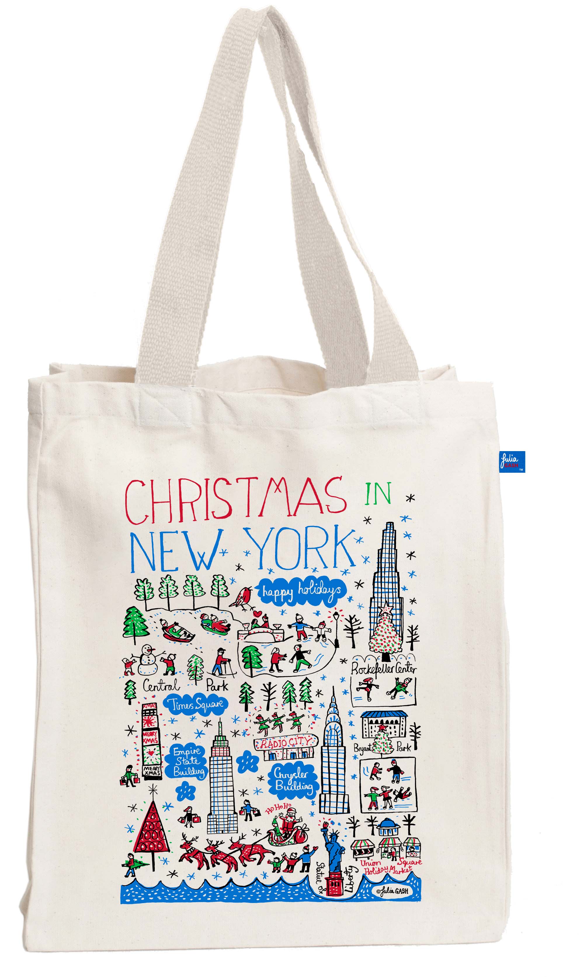 Christmas in New York Tote Bag