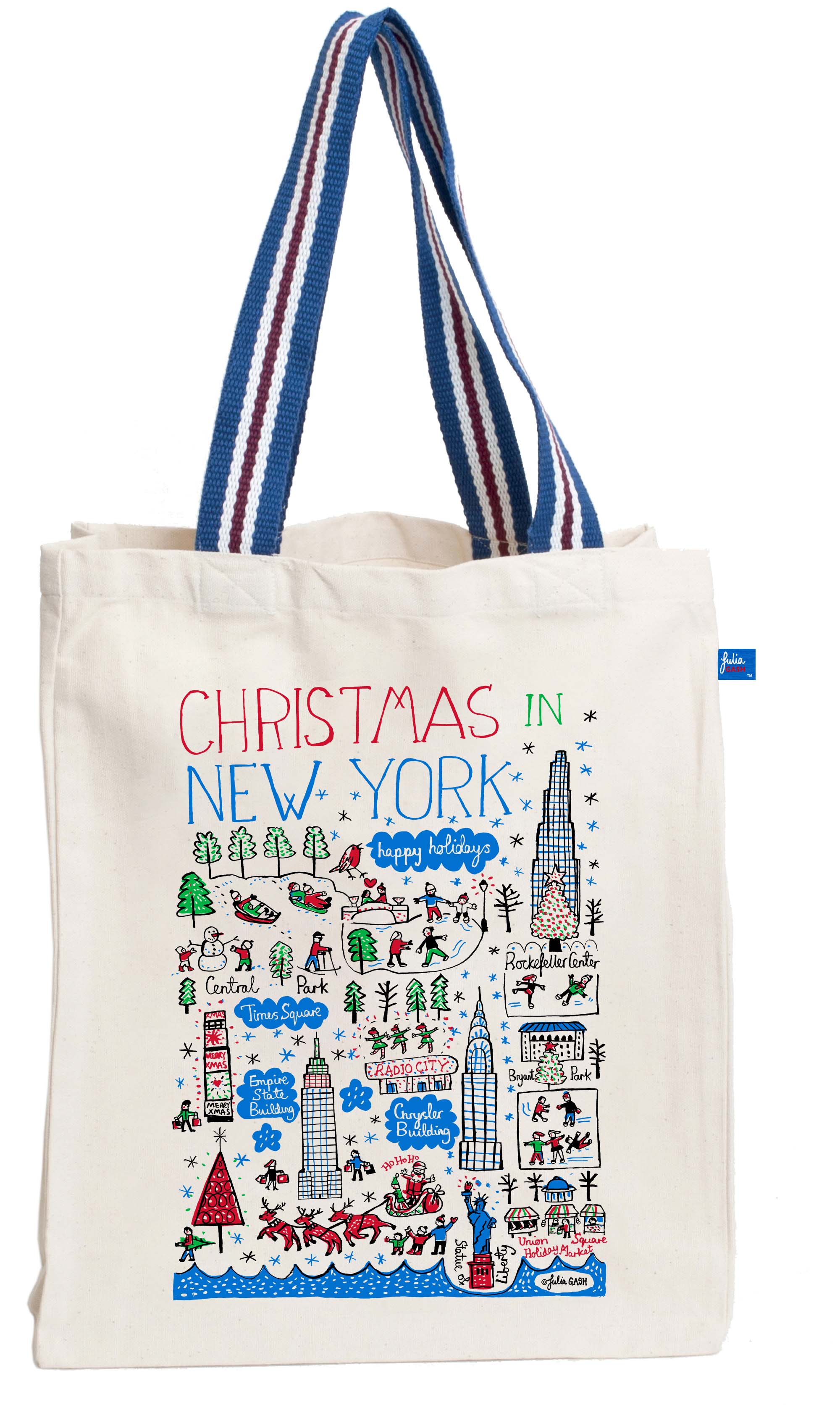 Christmas in New York Tote Bag