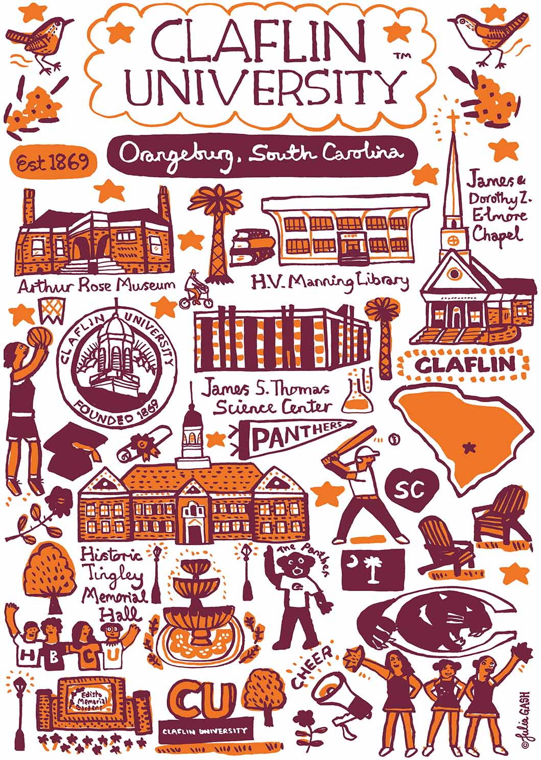 Claflin University Design by Julia Gash
