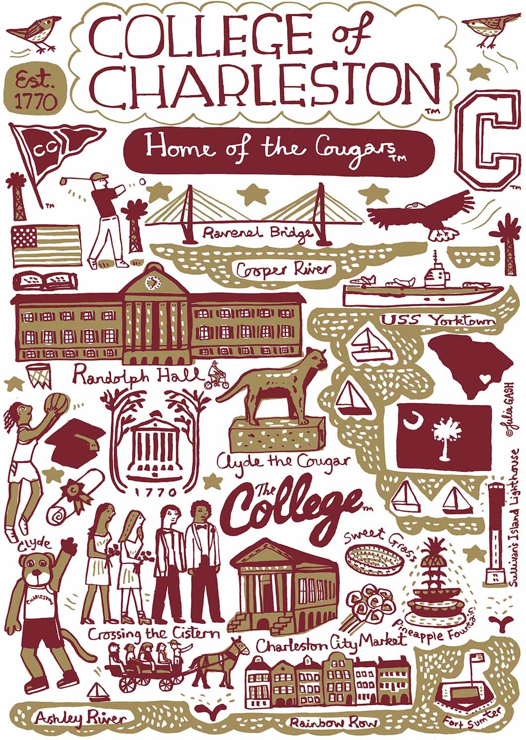 College of Charleston Design by Julia Gash