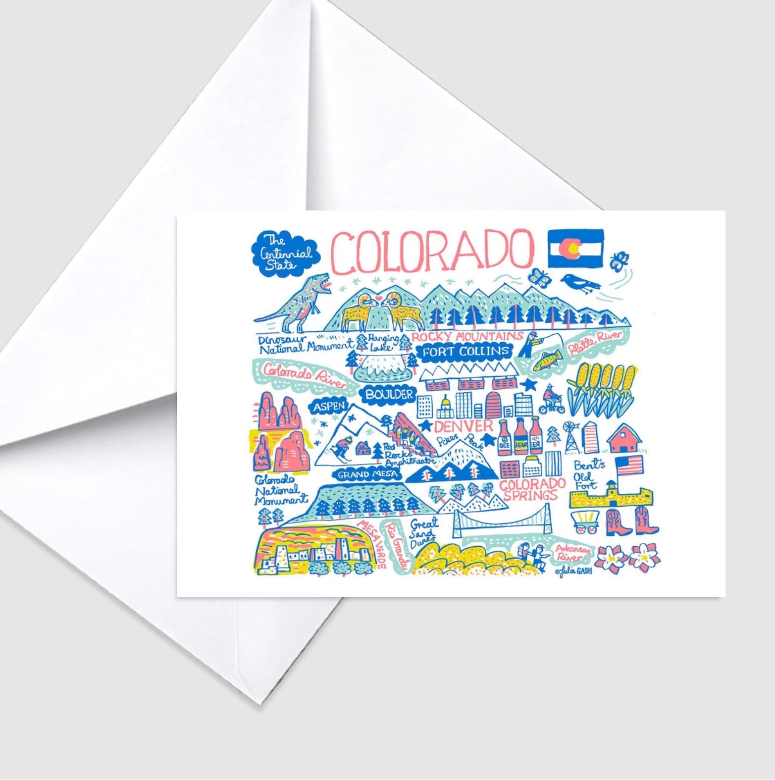 Greeting Card by Julia Gash