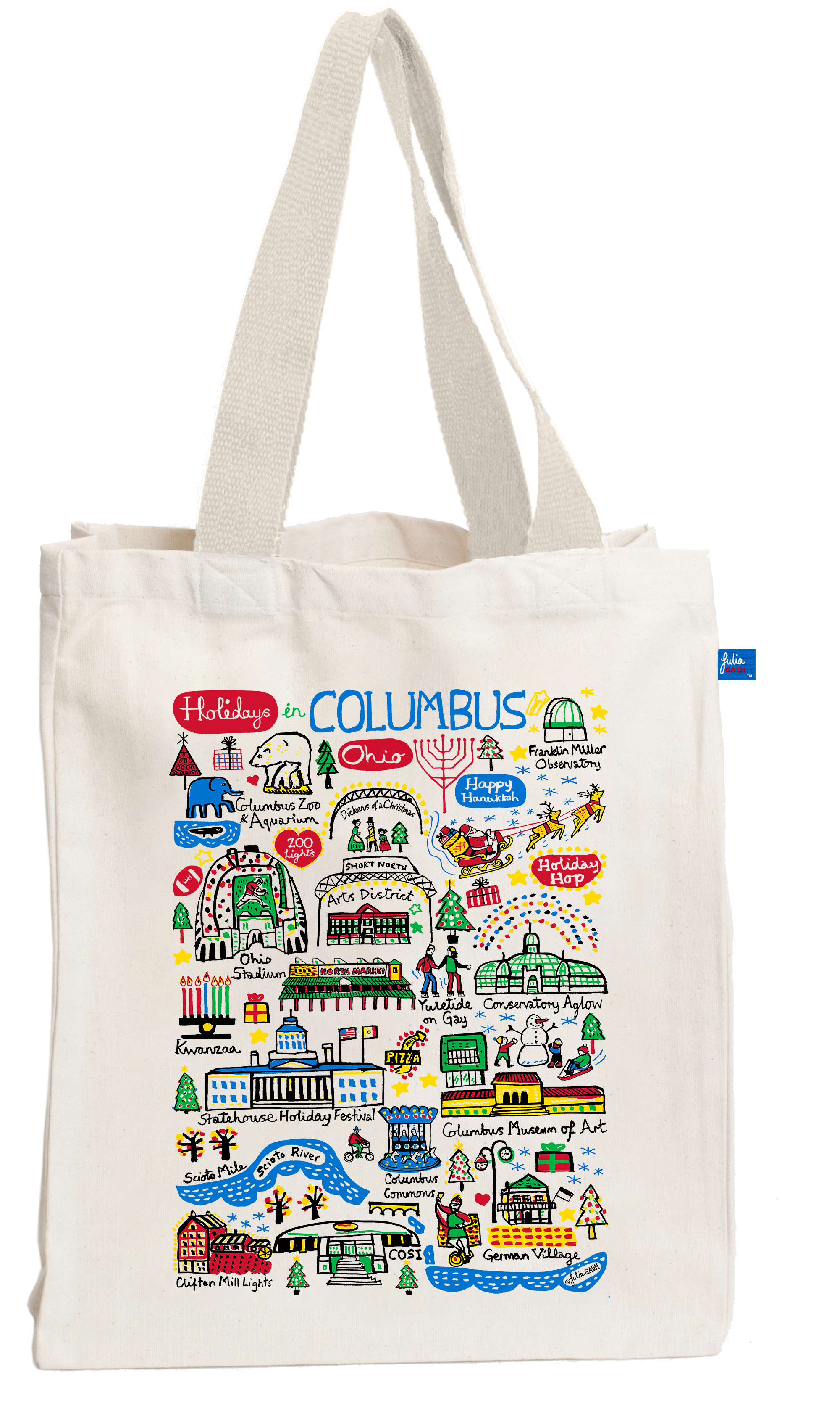 Holidays in Columbus Tote Bag