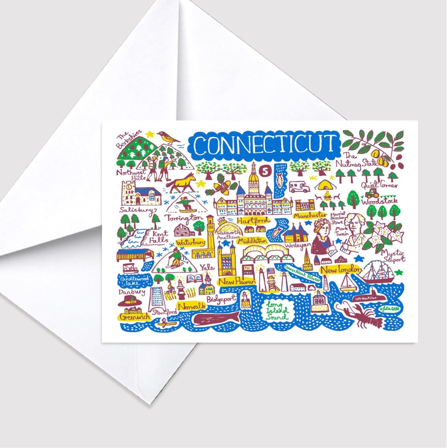 Greeting Card by Julia Gash