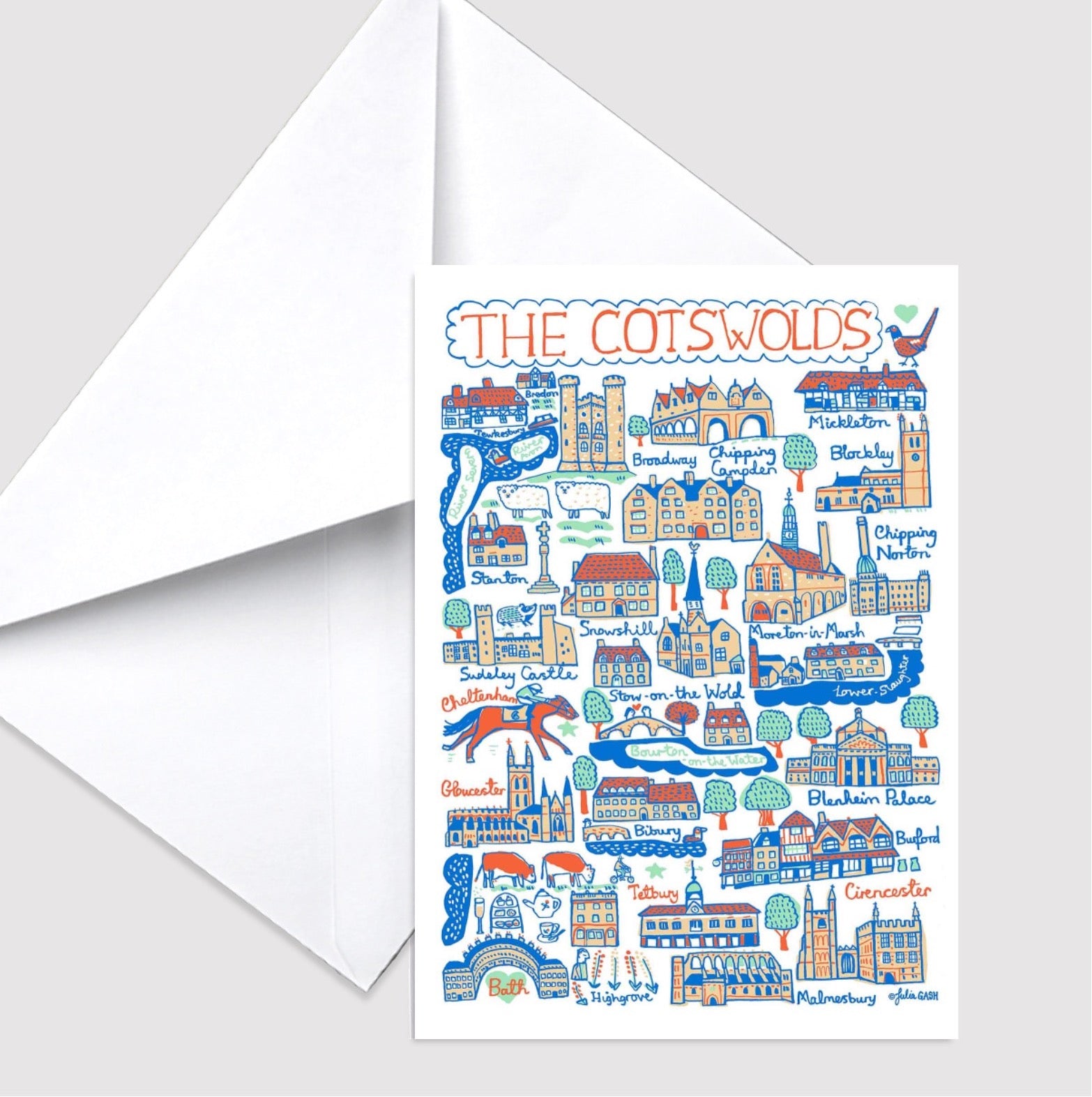 Greeting Card by Julia Gash