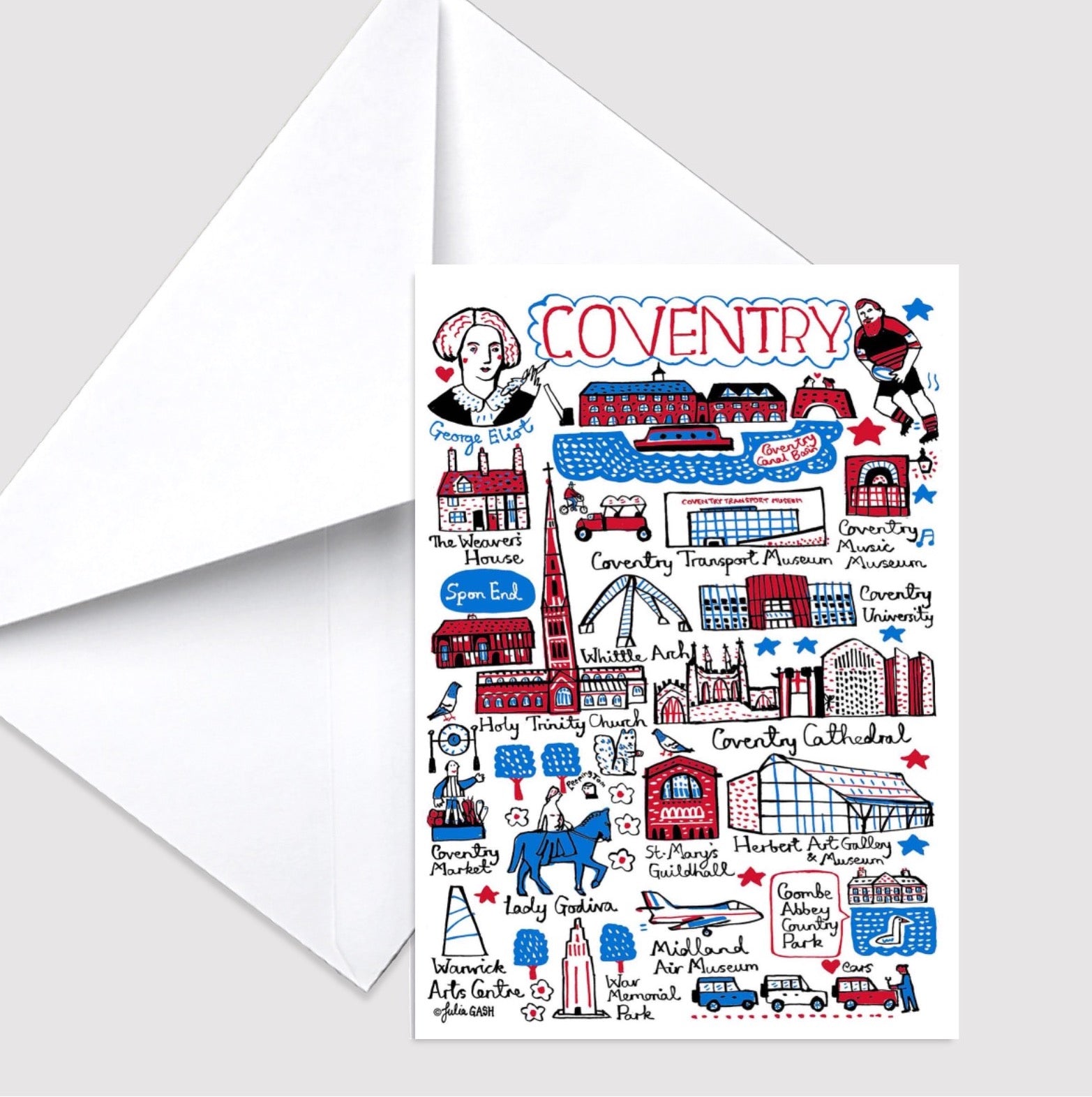 Greeting Card by Julia Gash