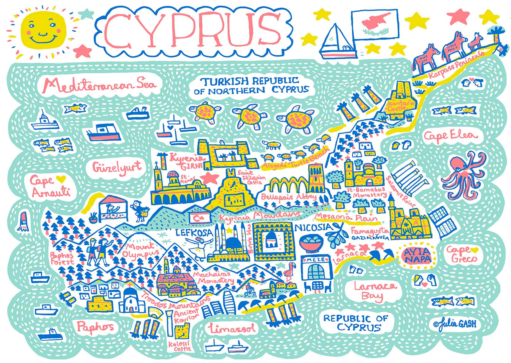 Cyprus Tote Bag - Julia Gash