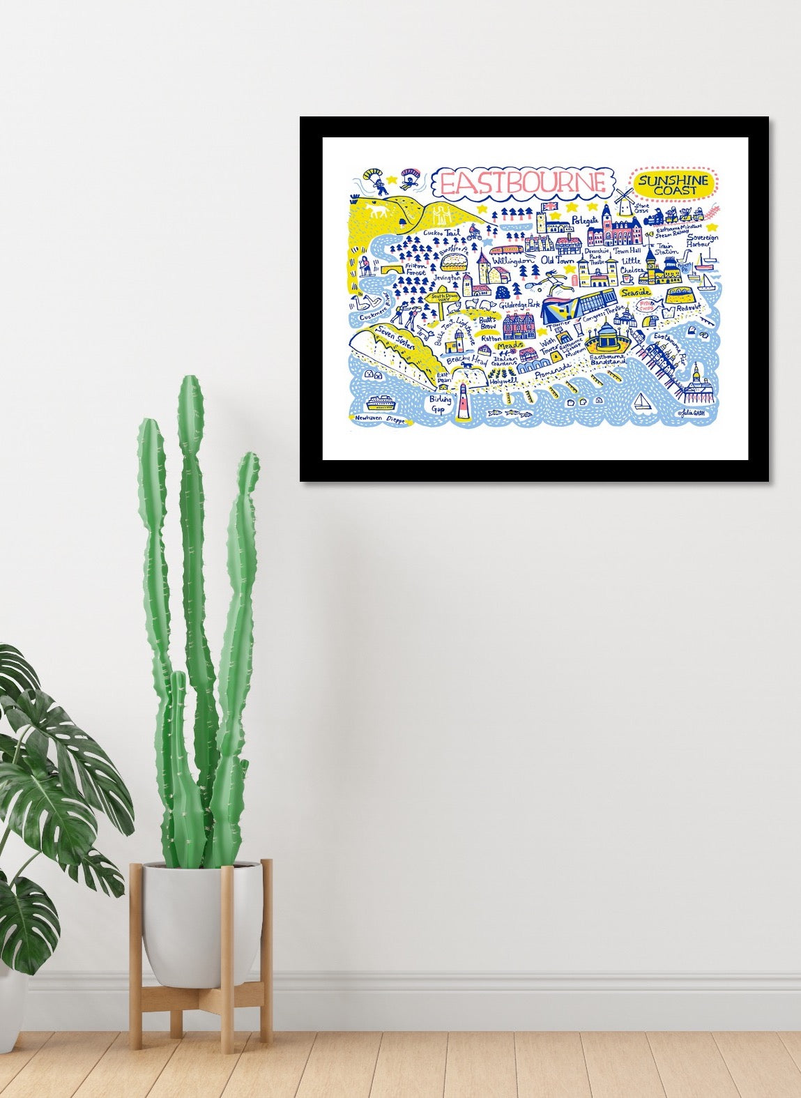 Eastbourne Art Print by Julia Gash
