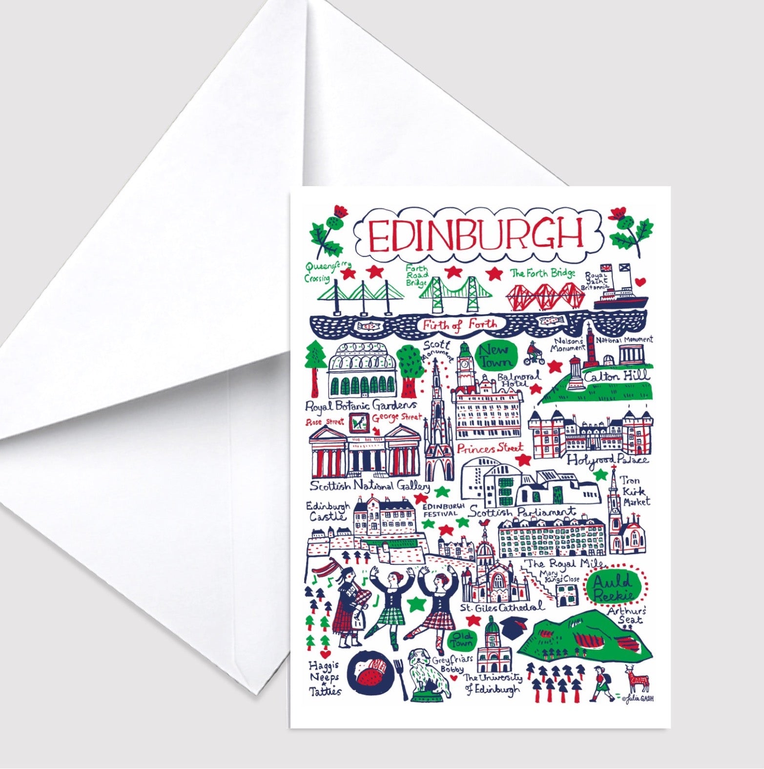 Greeting Card by Julia Gash