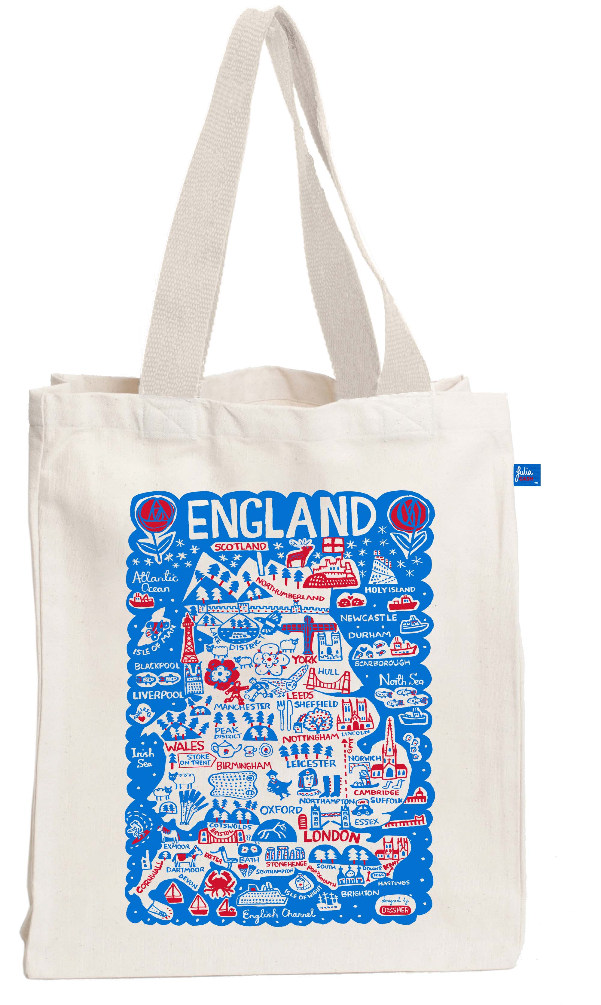 England by Dasher Tote Bag