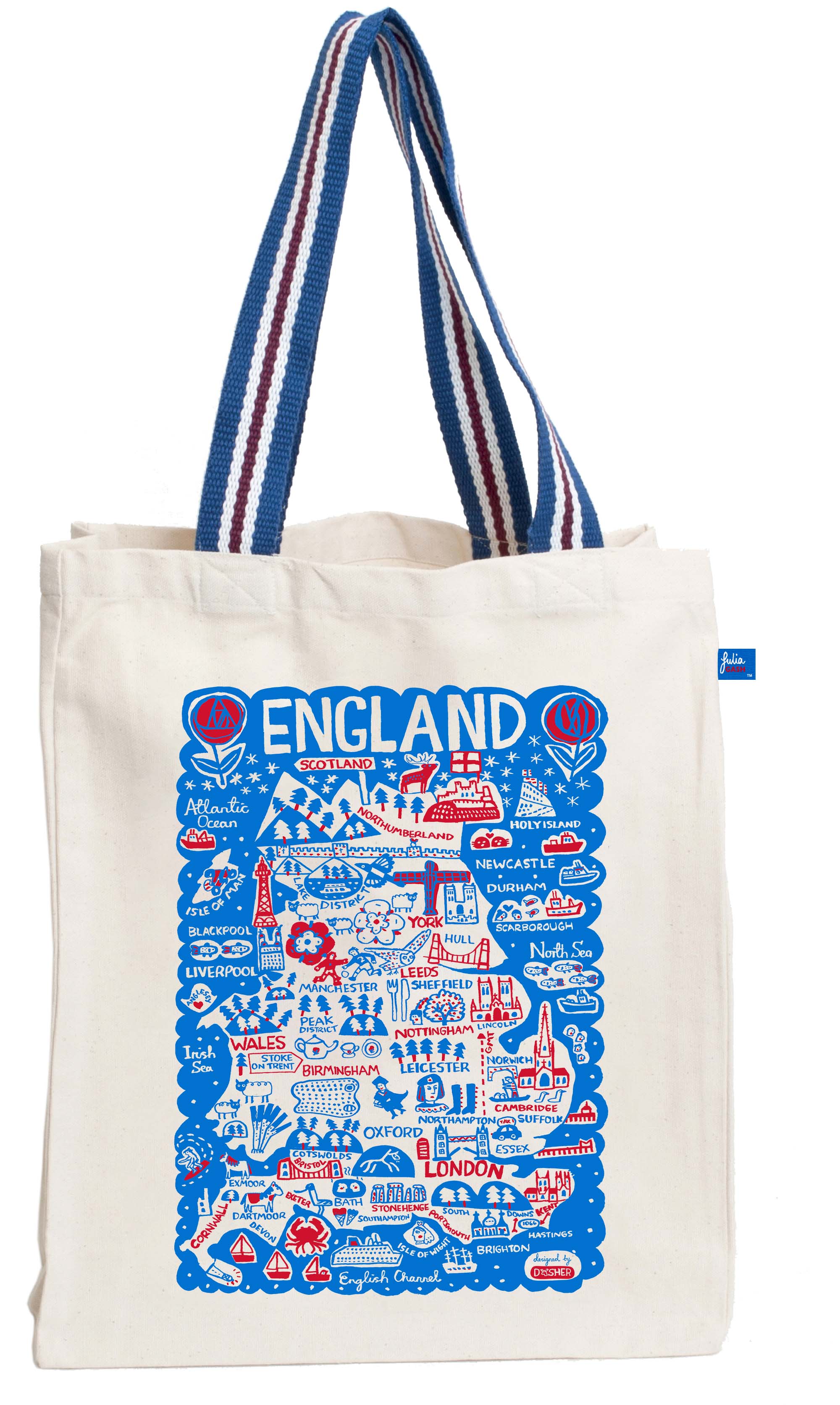 England by Dasher Tote Bag