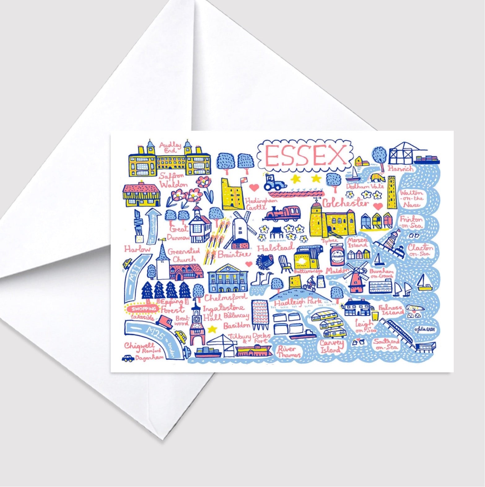 Greeting Card by Julia Gash