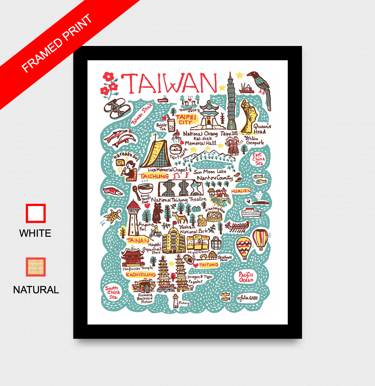 Taiwan Art Print