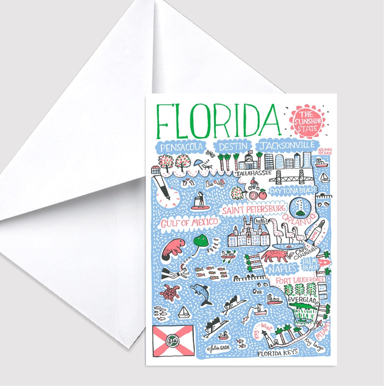 Greeting Card by Julia Gash