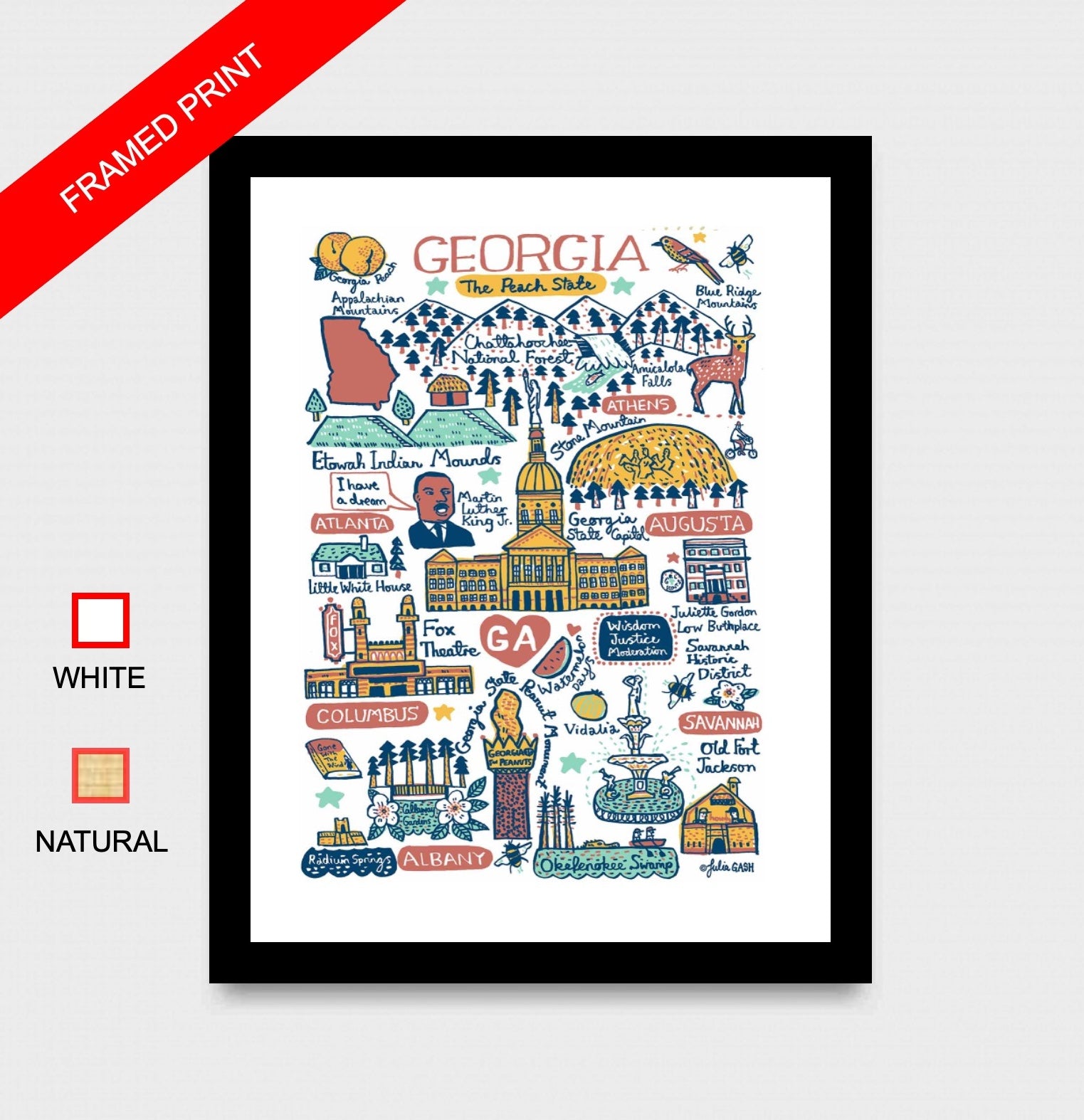 Georgia Art Print - Julia Gash