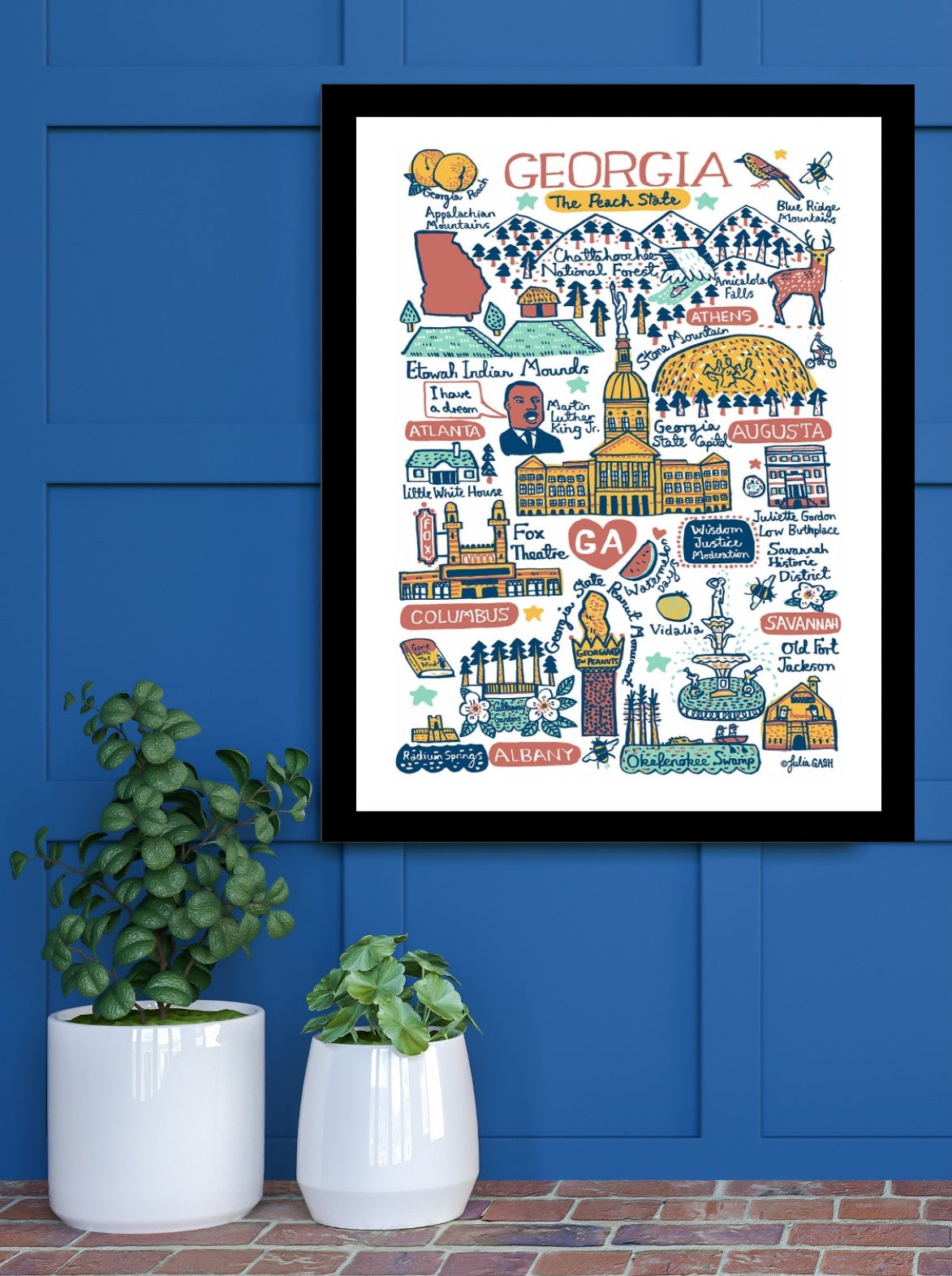 Georgia Art Print - Julia Gash