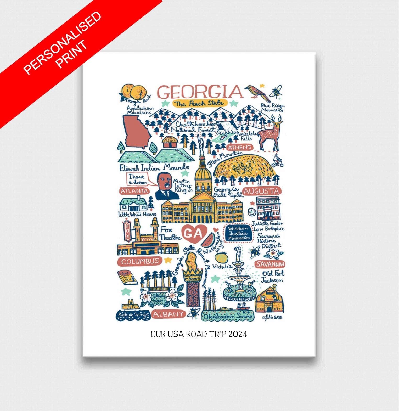 Georgia Art Print - Julia Gash