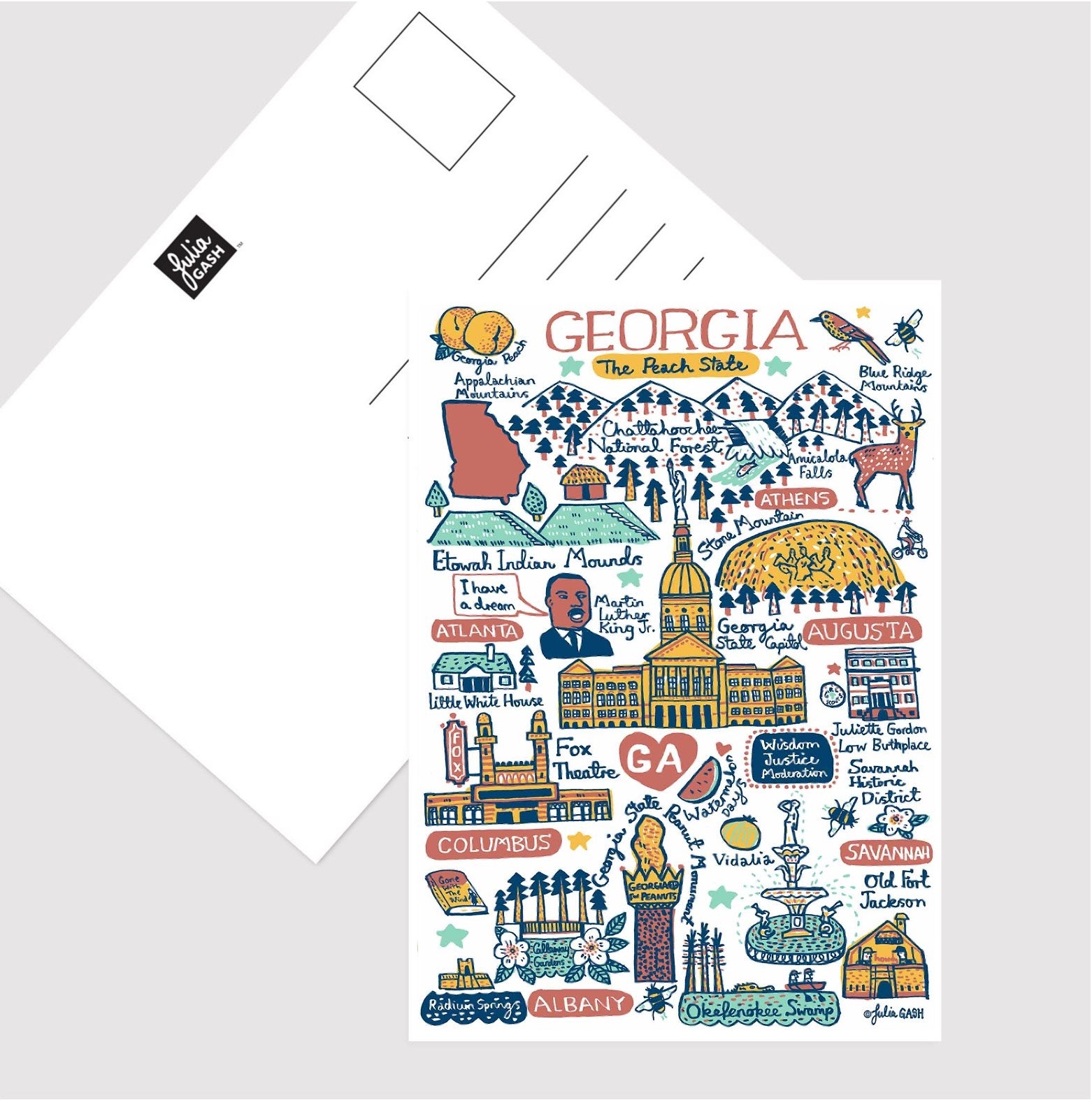 Georgia Postcard by Julia Gash