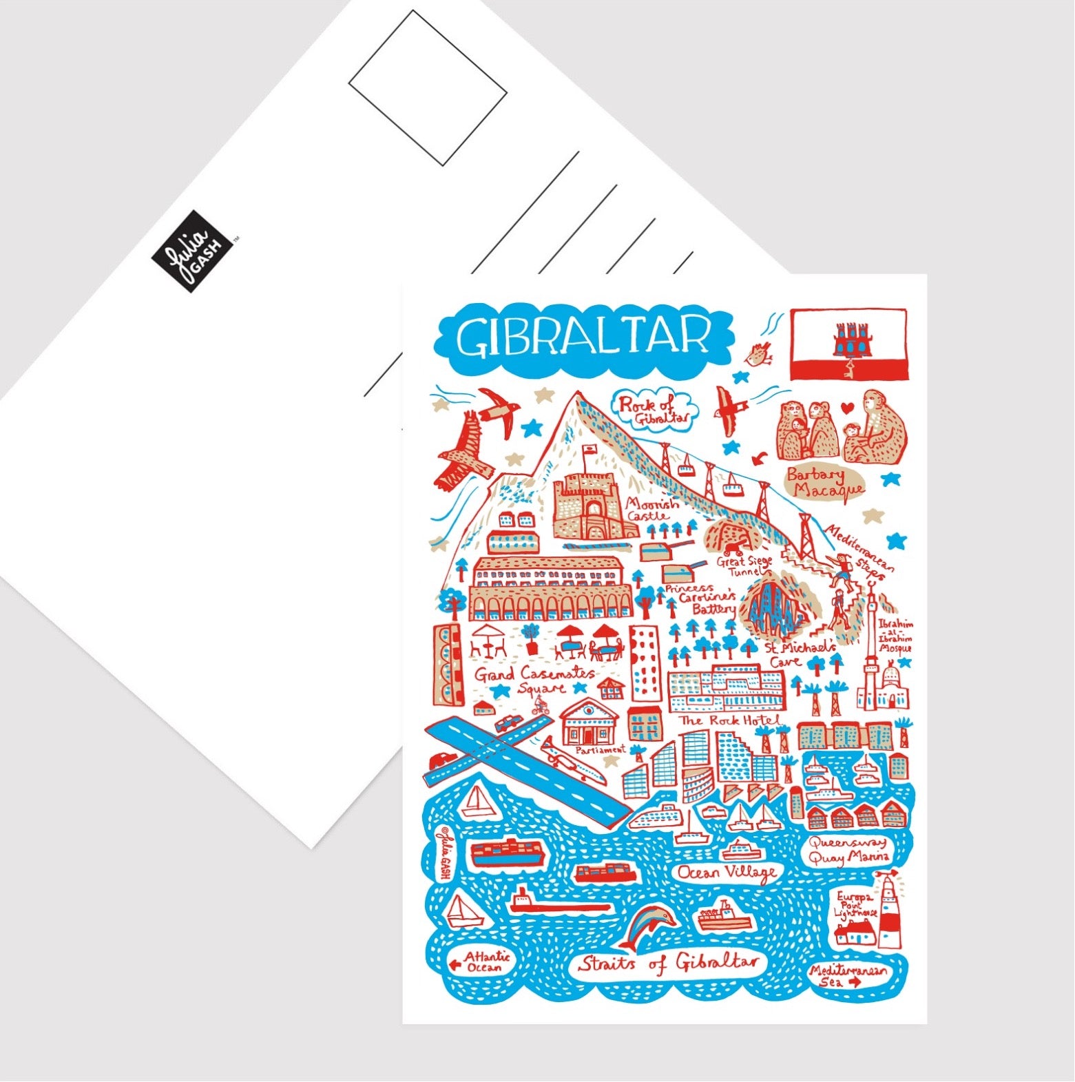 Gibraltar Postcard