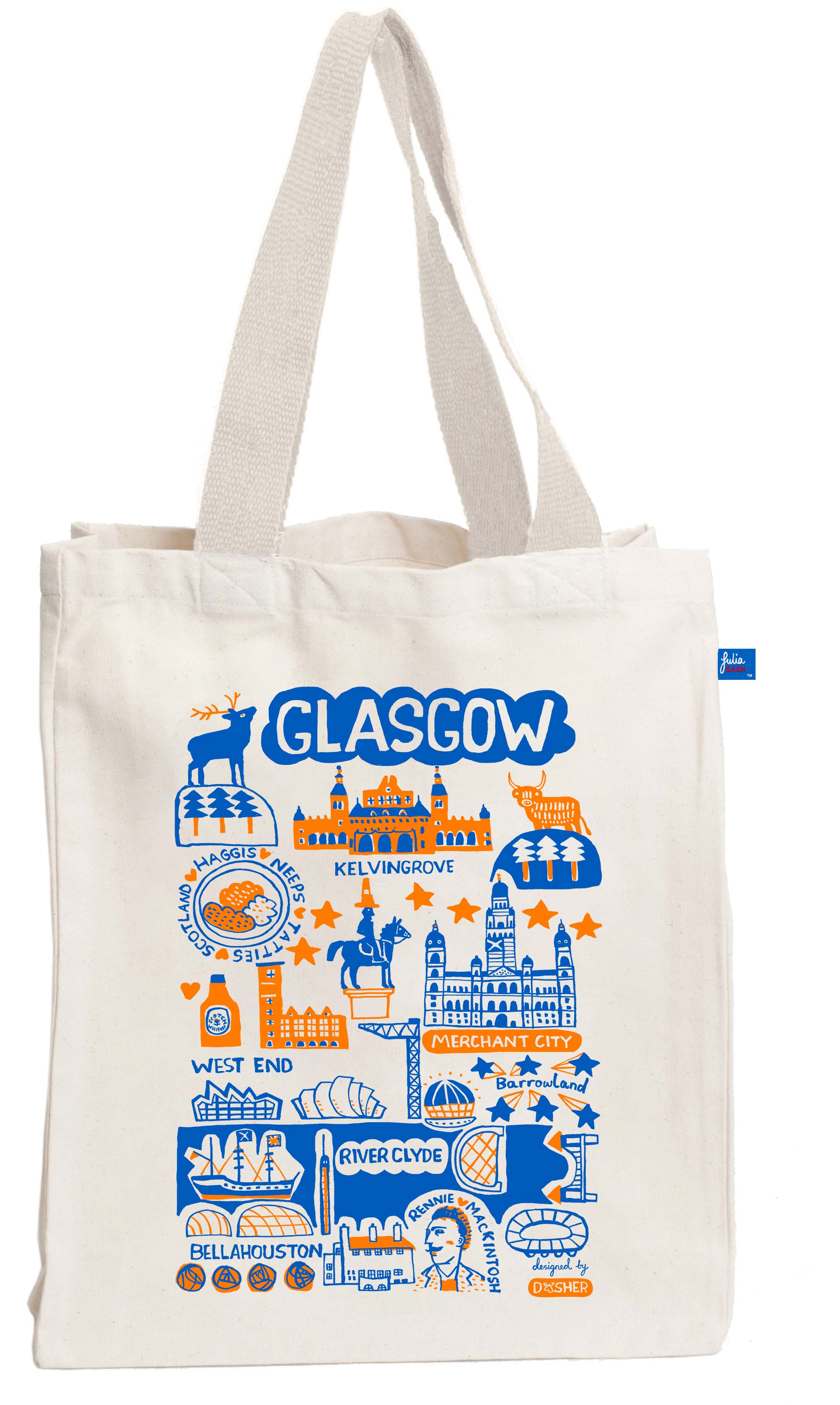 Glasgow by Dasher Tote Bag