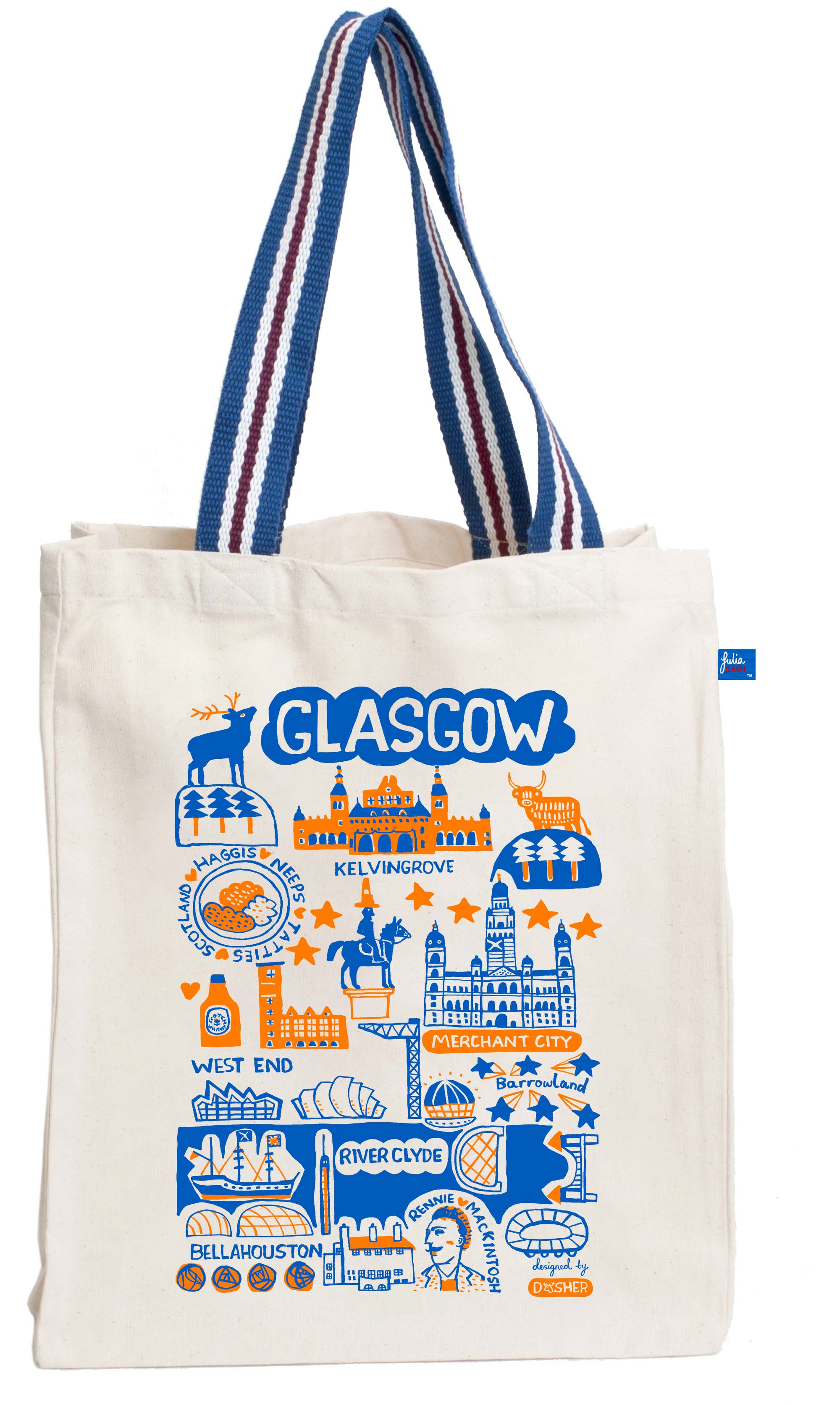 Glasgow by Dasher Tote Bag