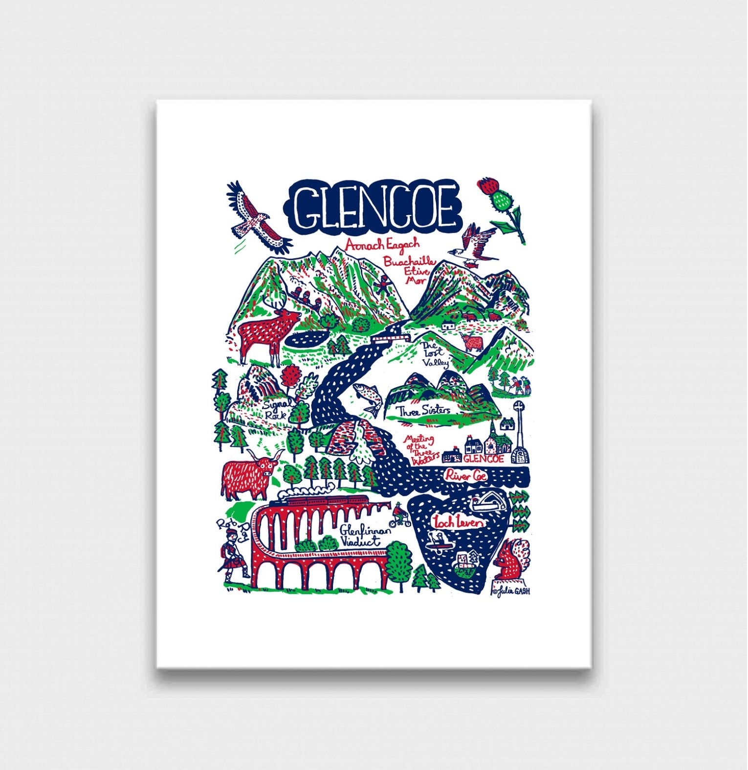 Glencoe Art Print - Julia Gash