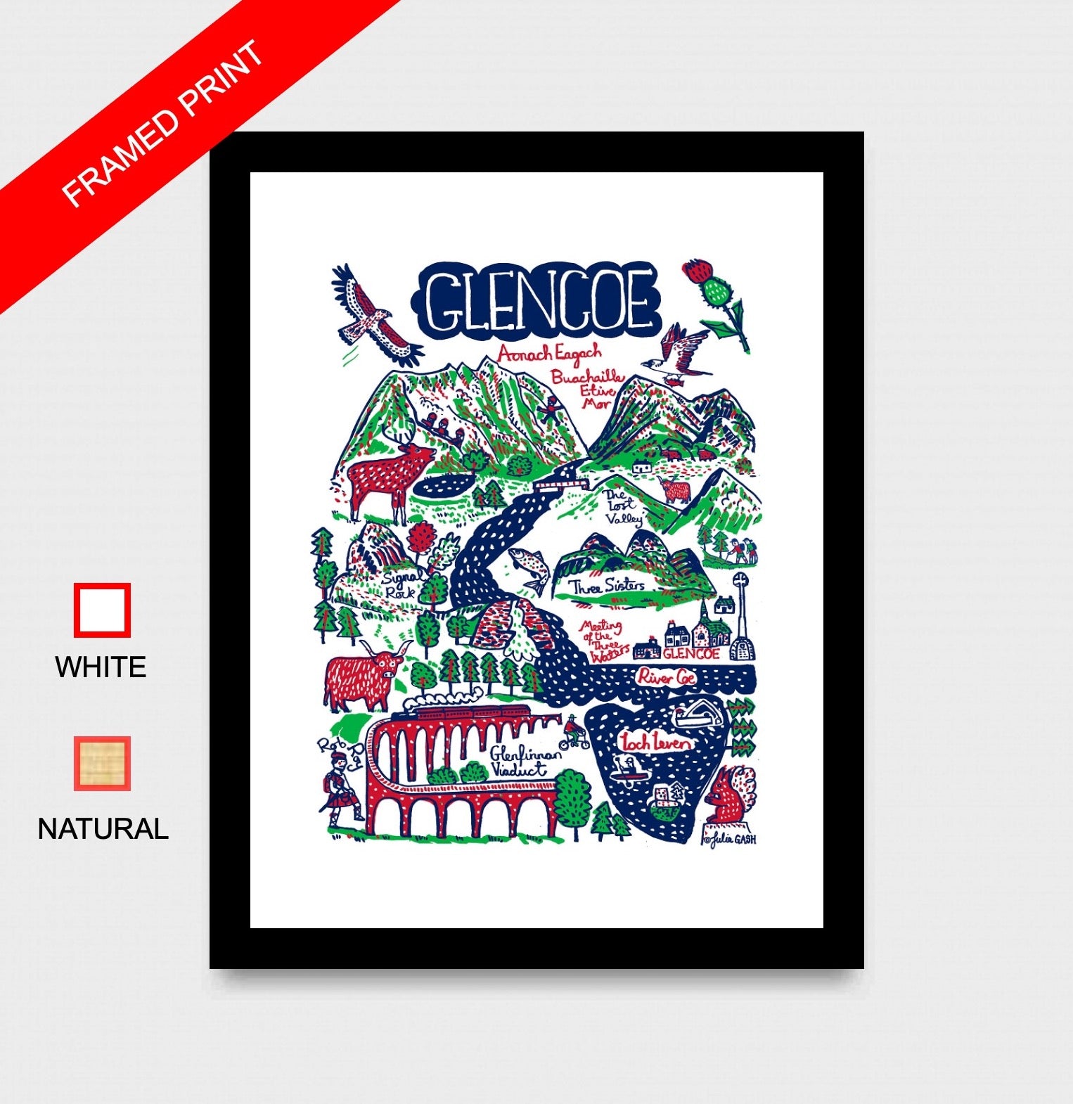 Glencoe Art Print - Julia Gash