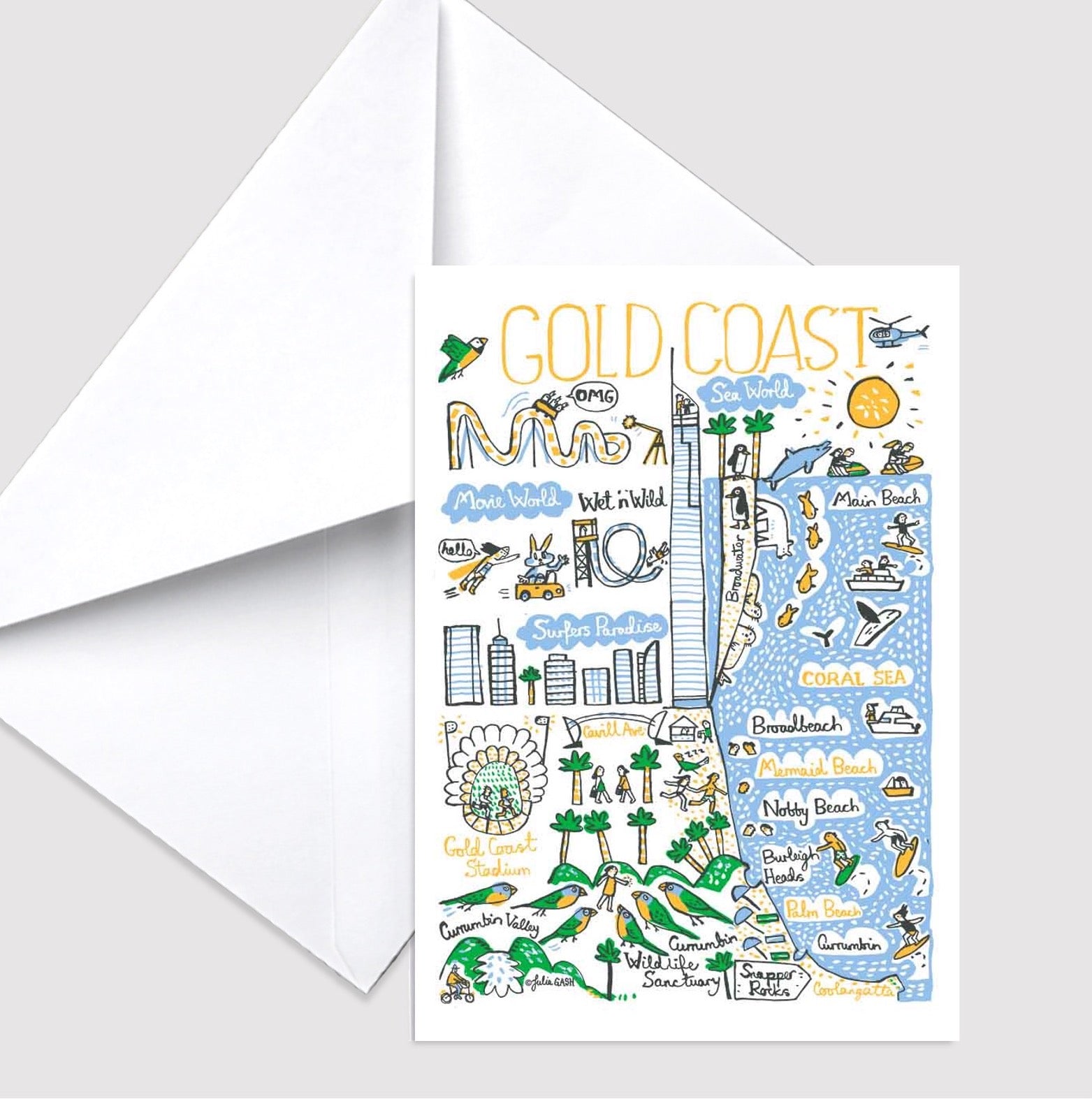 Greeting Card by Julia Gash